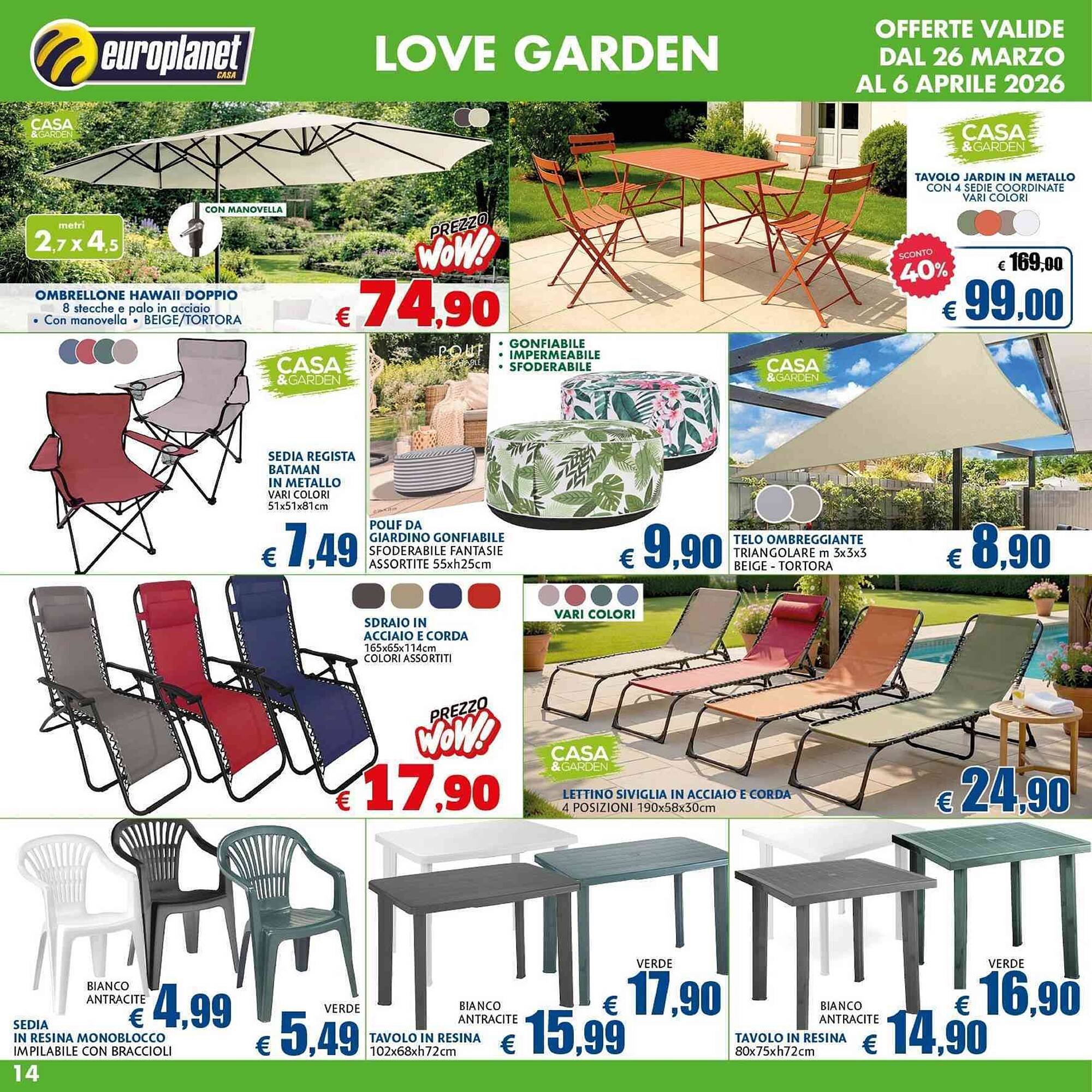 Volantino Europlanet Casa (2026-03-26 - 2026-04-06)