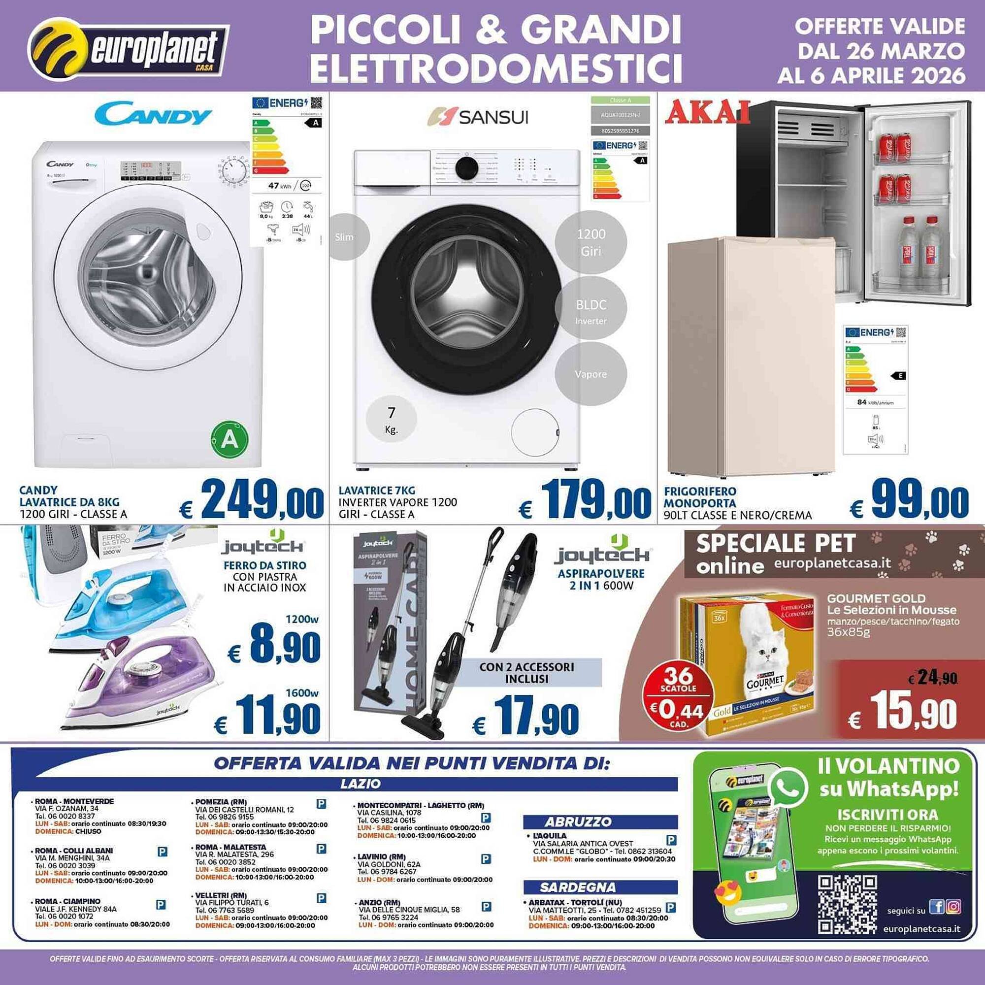 Volantino Europlanet Casa (2026-03-26 - 2026-04-06)