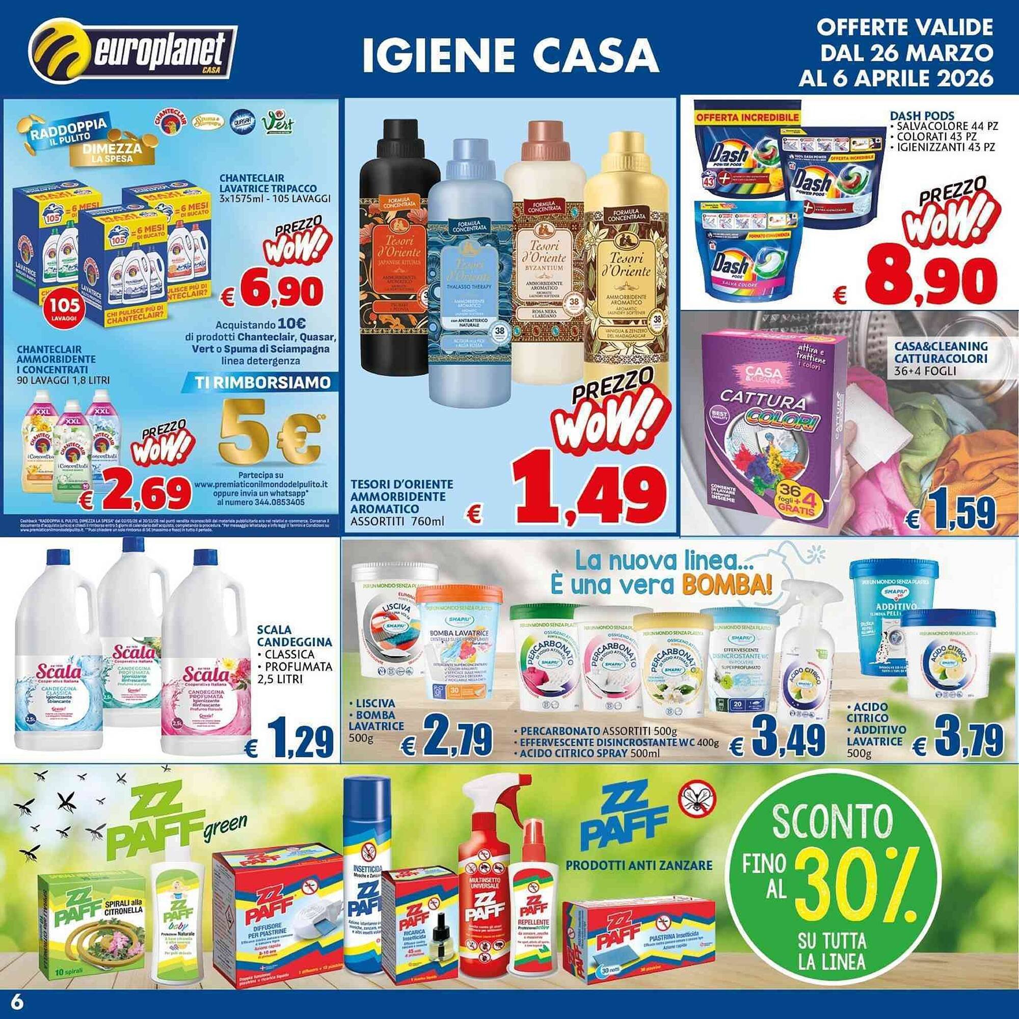 Volantino Europlanet Casa (2026-03-26 - 2026-04-06)