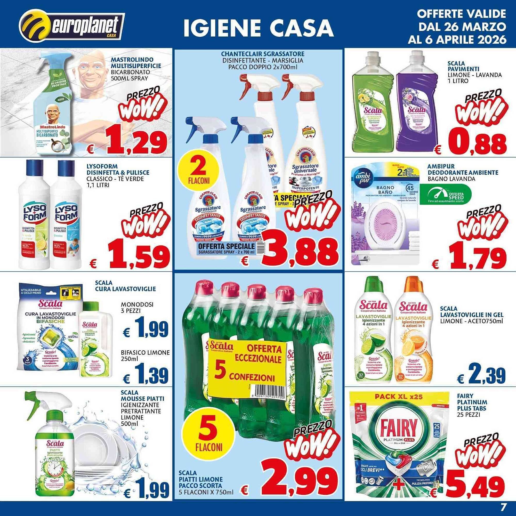 Volantino Europlanet Casa (2026-03-26 - 2026-04-06)