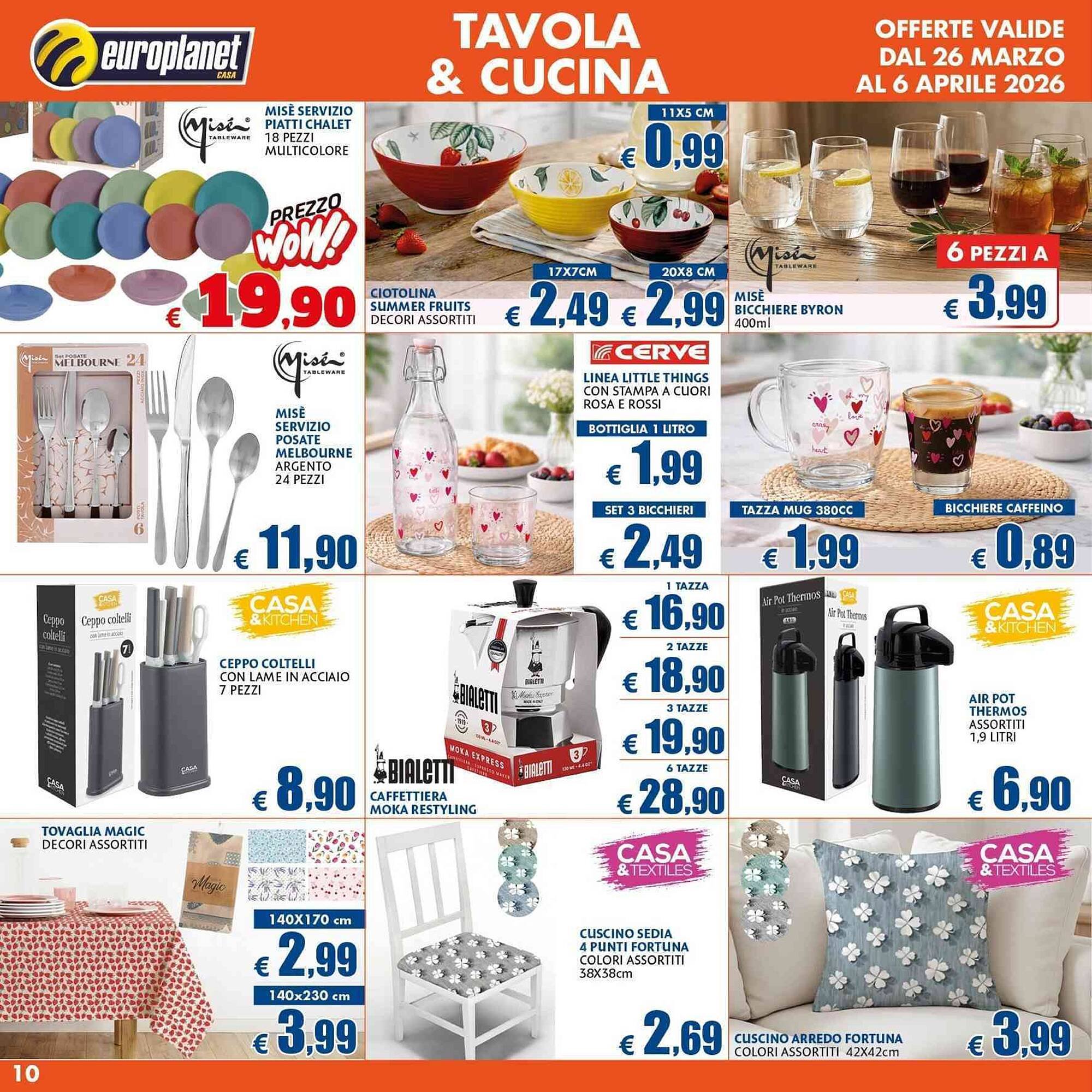 Volantino Europlanet Casa (2026-03-26 - 2026-04-06)