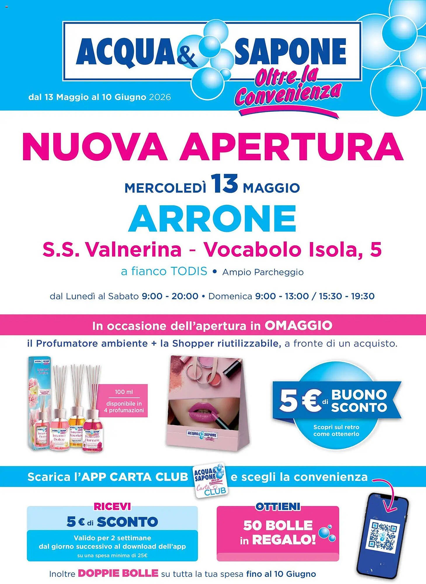 Volantino Acqua &amp; Sapone (2026-05-13 - 2026-06-10)