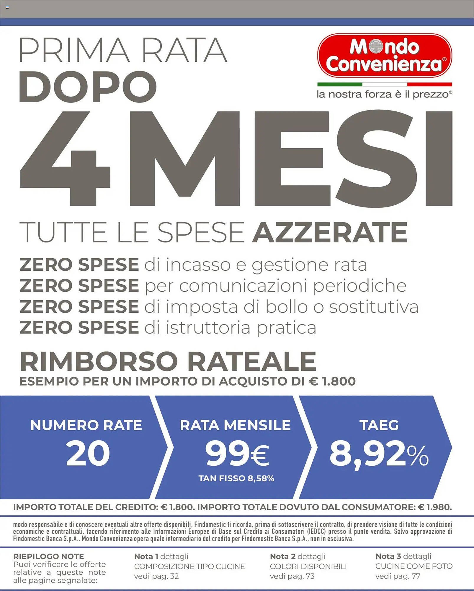 Volantino Mondo Convenienza (2026-04-01 - 2026-06-30)