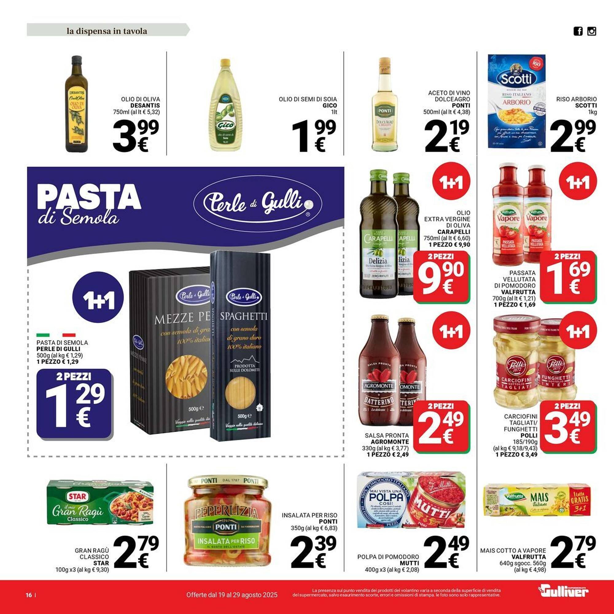 Volantino Supermercati Gulliver (2025-08-19 - 2025-08-29)
