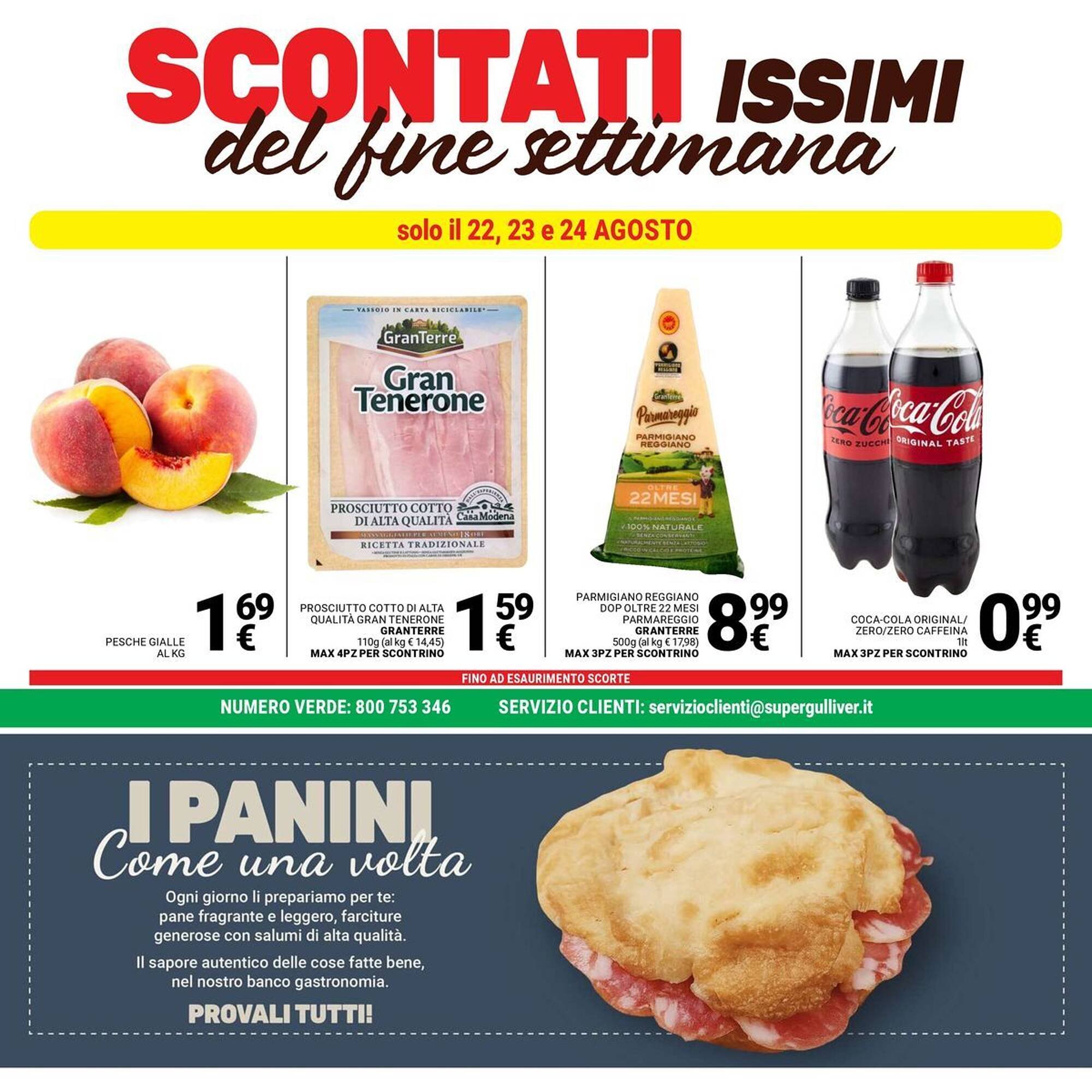 Volantino Supermercati Gulliver (2025-08-19 - 2025-08-29)