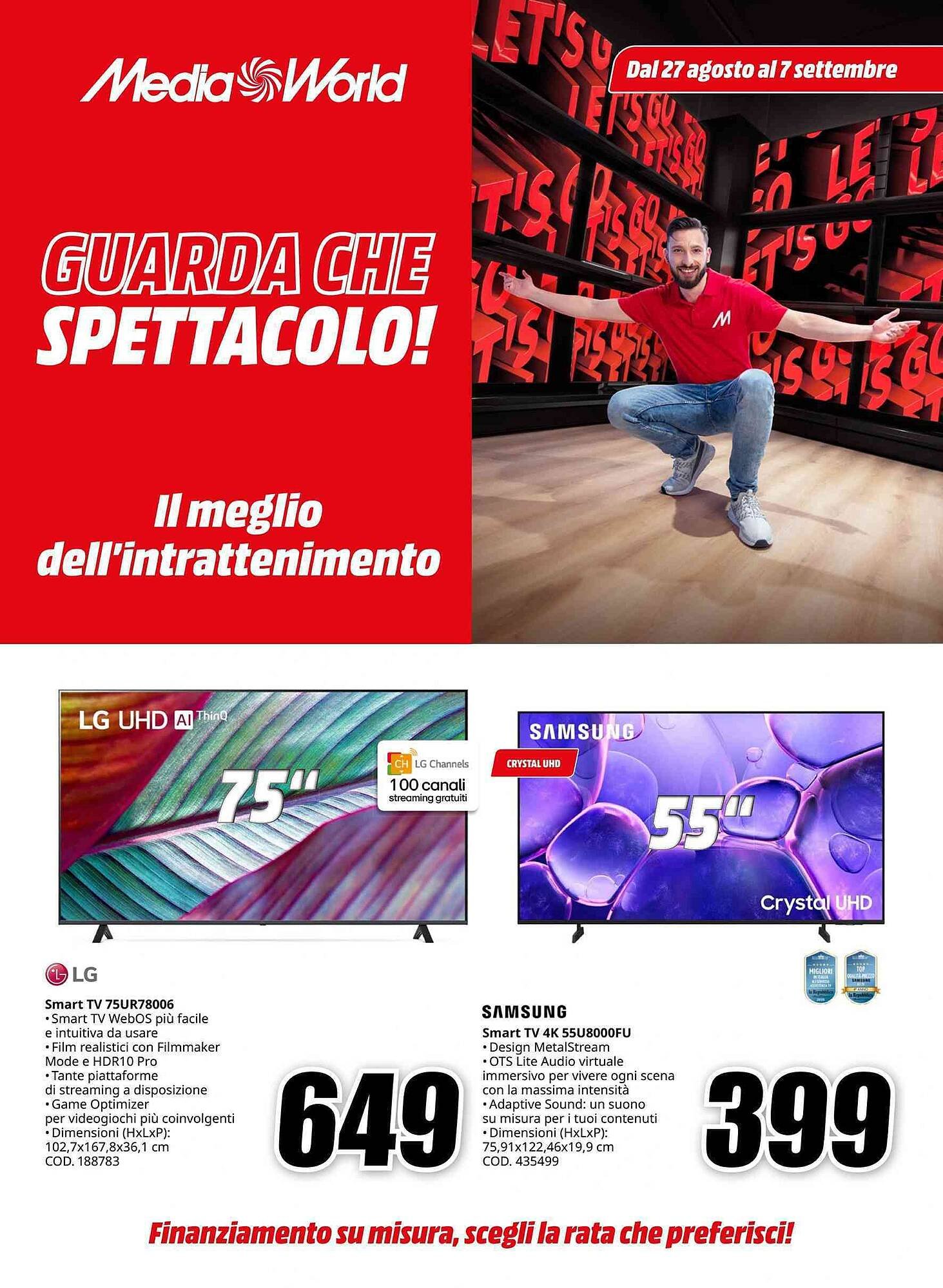 Volantino MediaWorld (2025-08-27 - 2025-09-07)