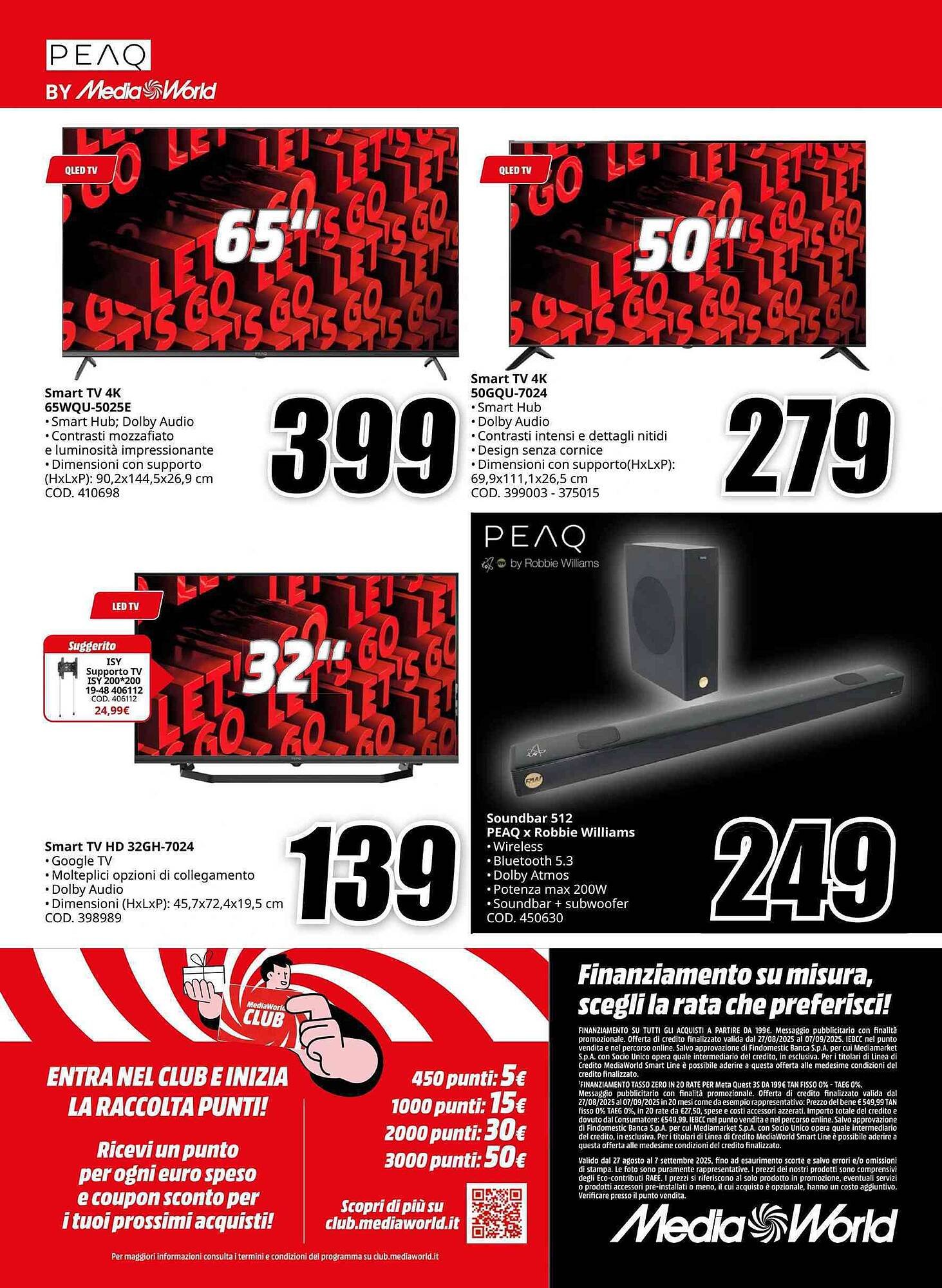 Volantino MediaWorld (2025-08-27 - 2025-09-07)