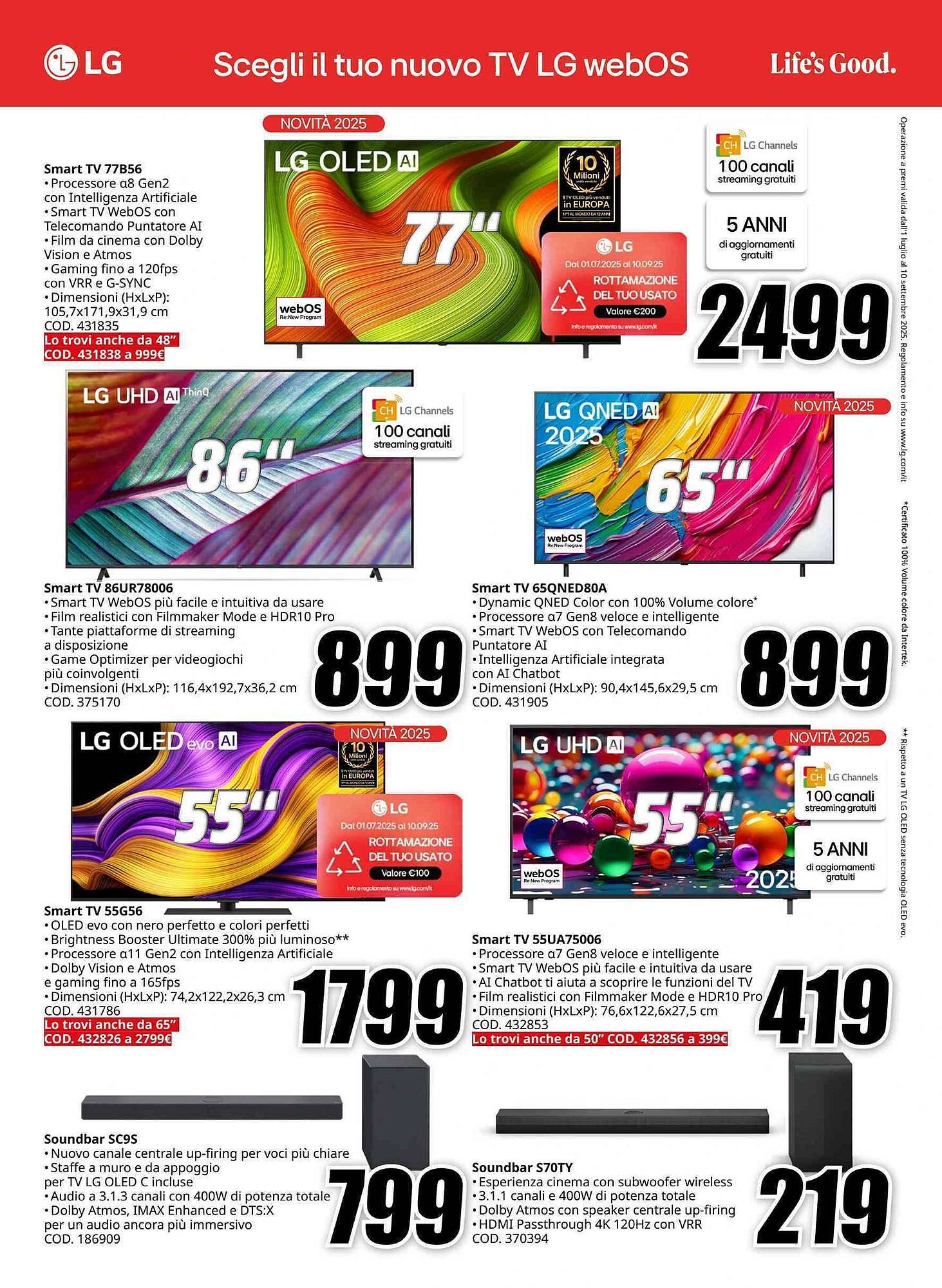 Volantino MediaWorld (2025-08-27 - 2025-09-07)