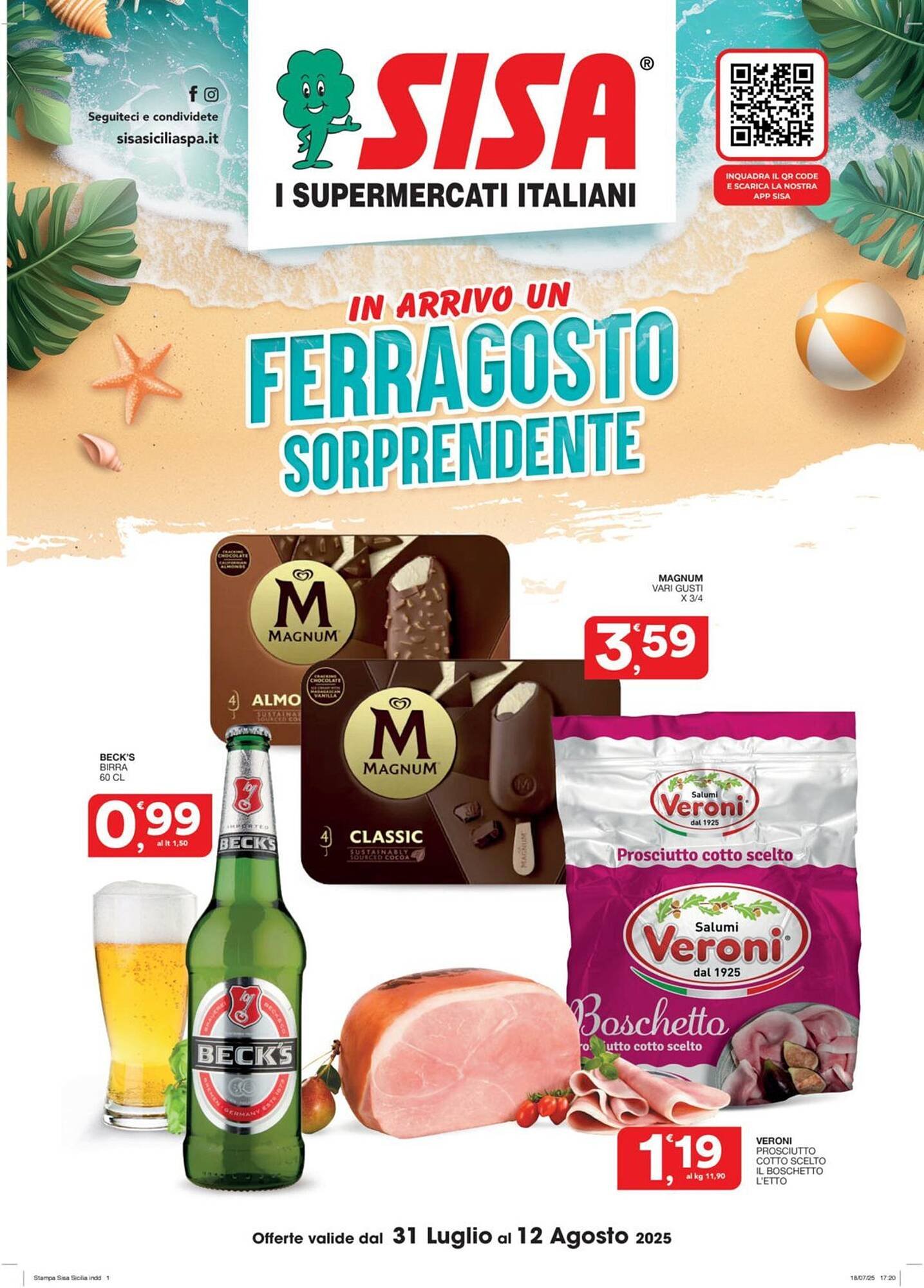 Volantino Sisa (2025-07-31 - 2025-08-12)