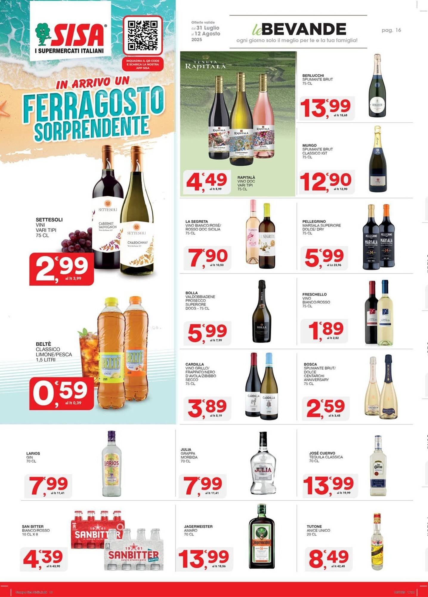 Volantino Sisa (2025-07-31 - 2025-08-12)