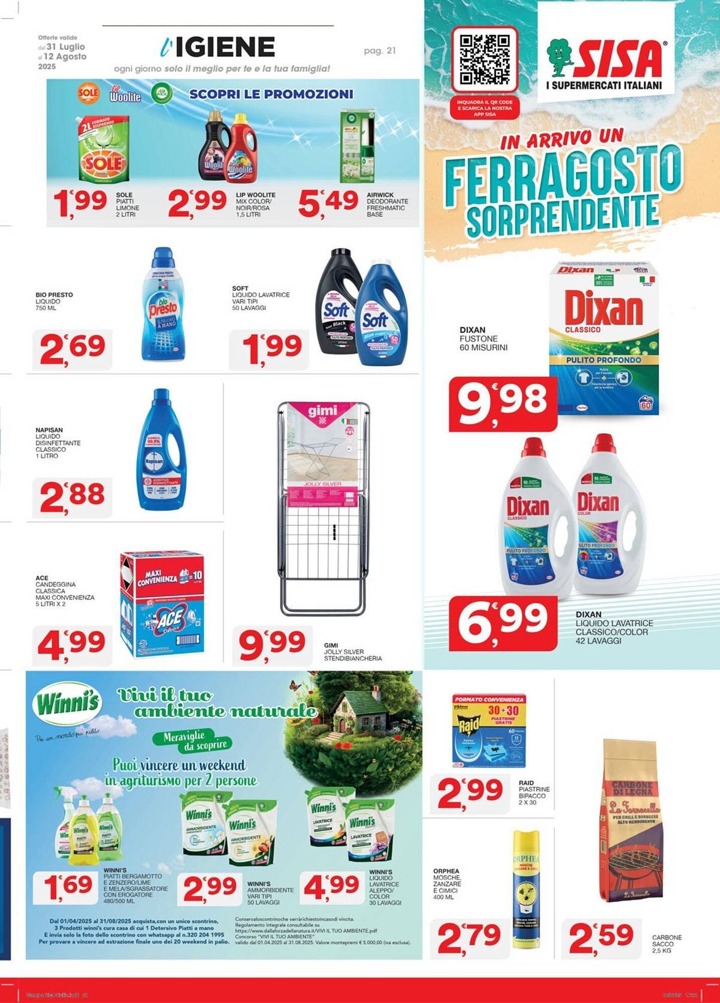 Volantino Sisa (2025-07-31 - 2025-08-12)