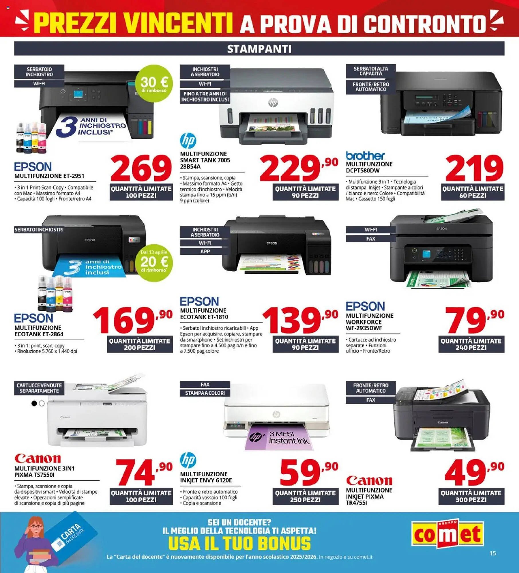Volantino Comet (2026-04-23 - 2026-05-07)