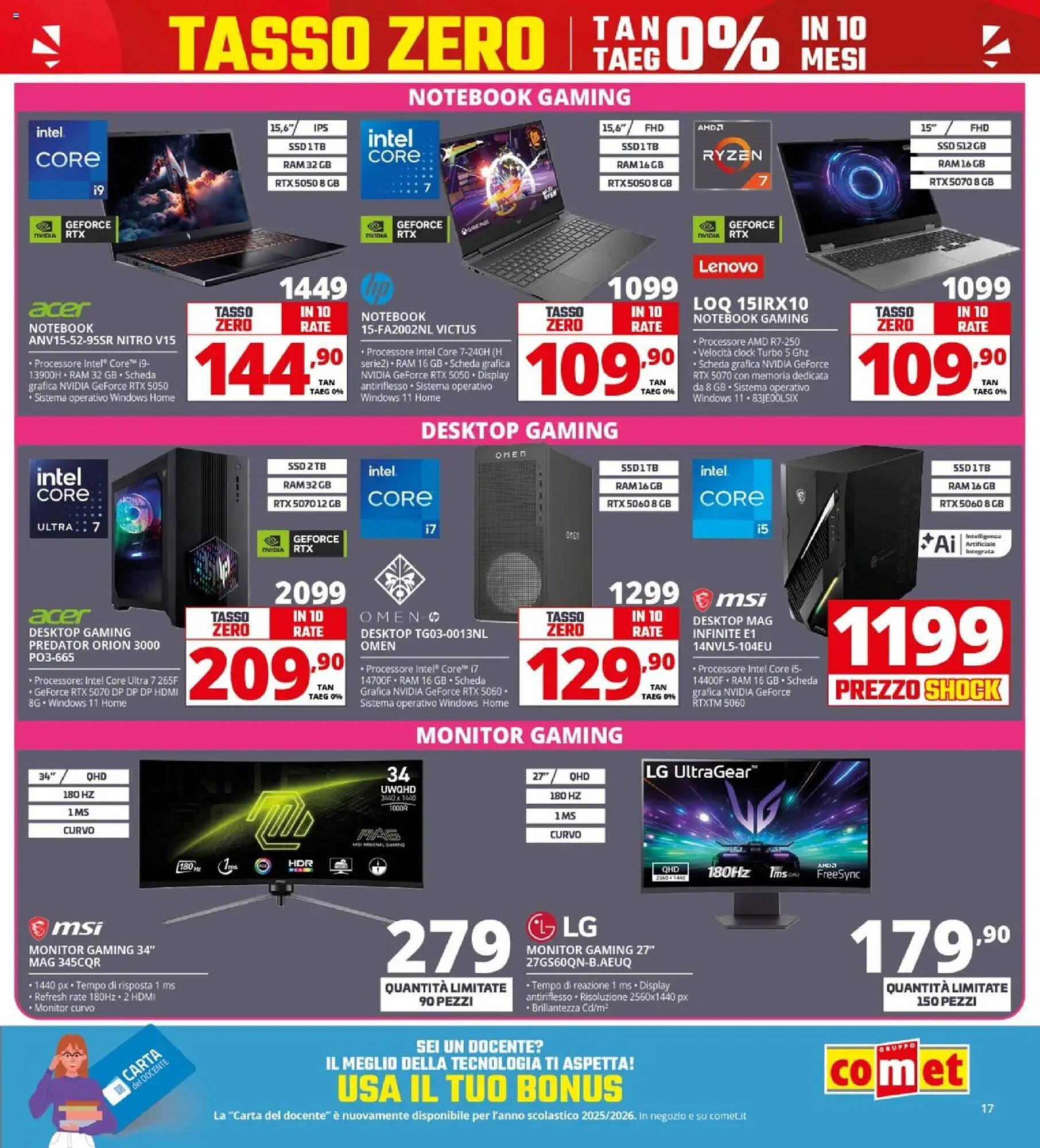 Volantino Comet (2026-04-23 - 2026-05-07)