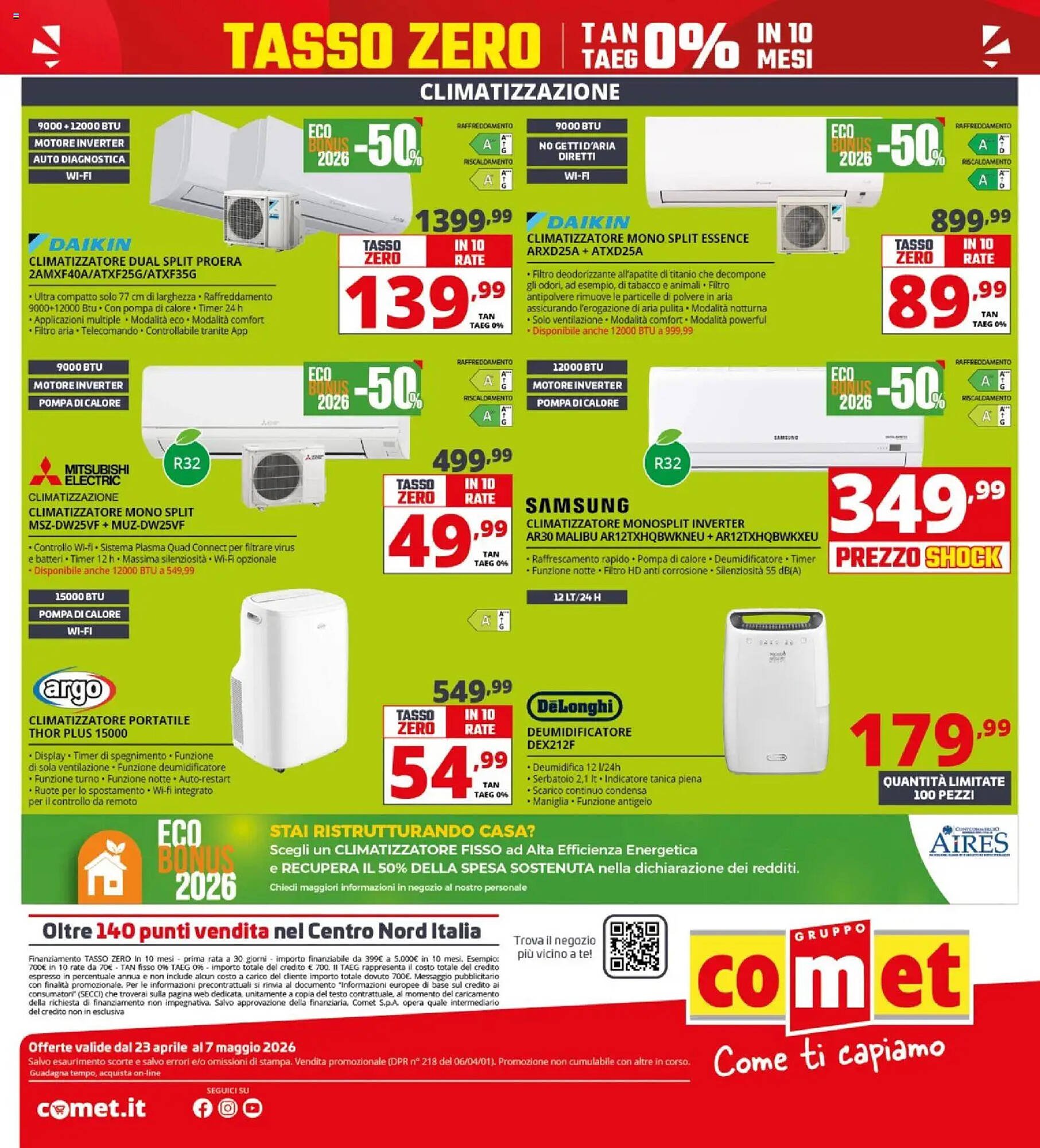 Volantino Comet (2026-04-23 - 2026-05-07)