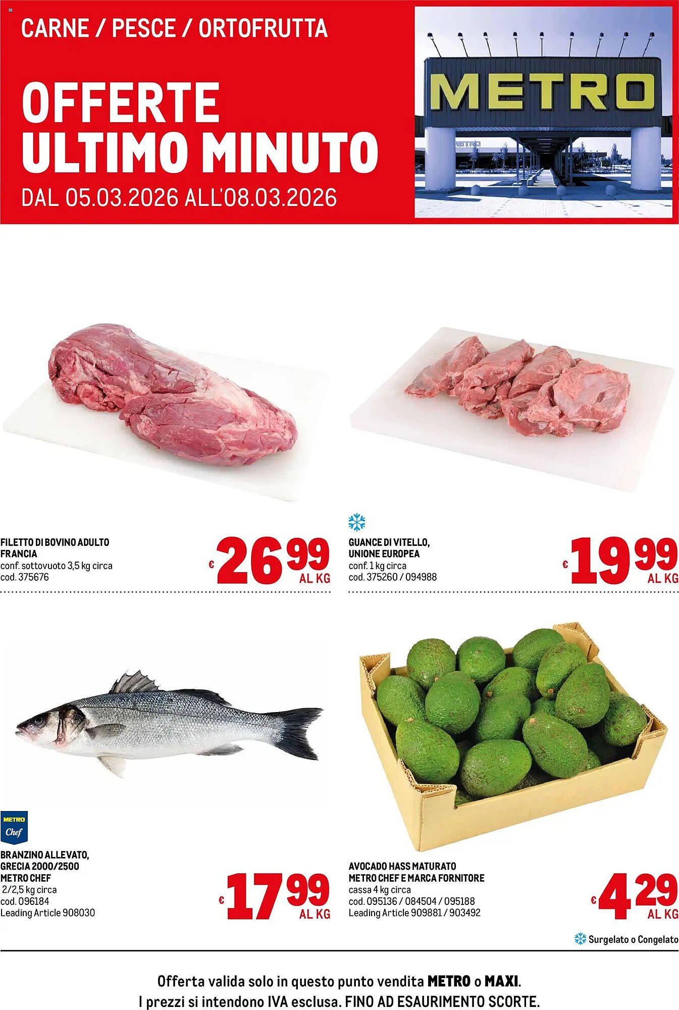 Volantino Metro (2026-03-05 - 2026-03-08)