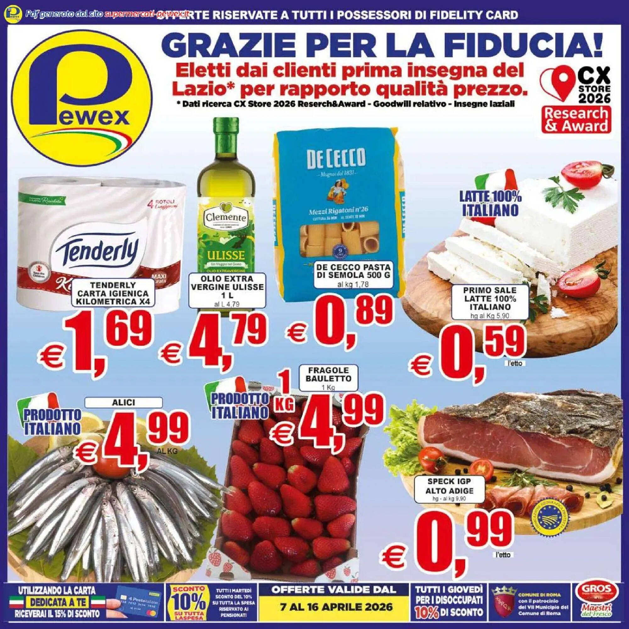 Volantino Pewex (2026-04-07 - 2026-04-16)