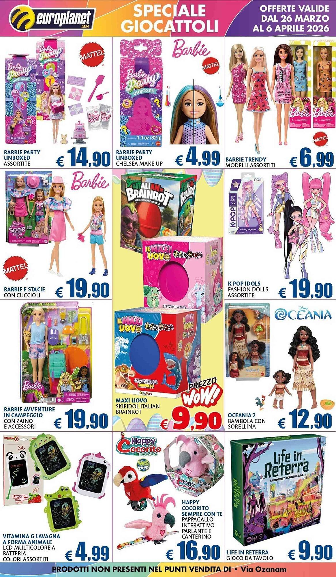 Volantino Europlanet Casa (2026-03-25 - 2026-04-06)