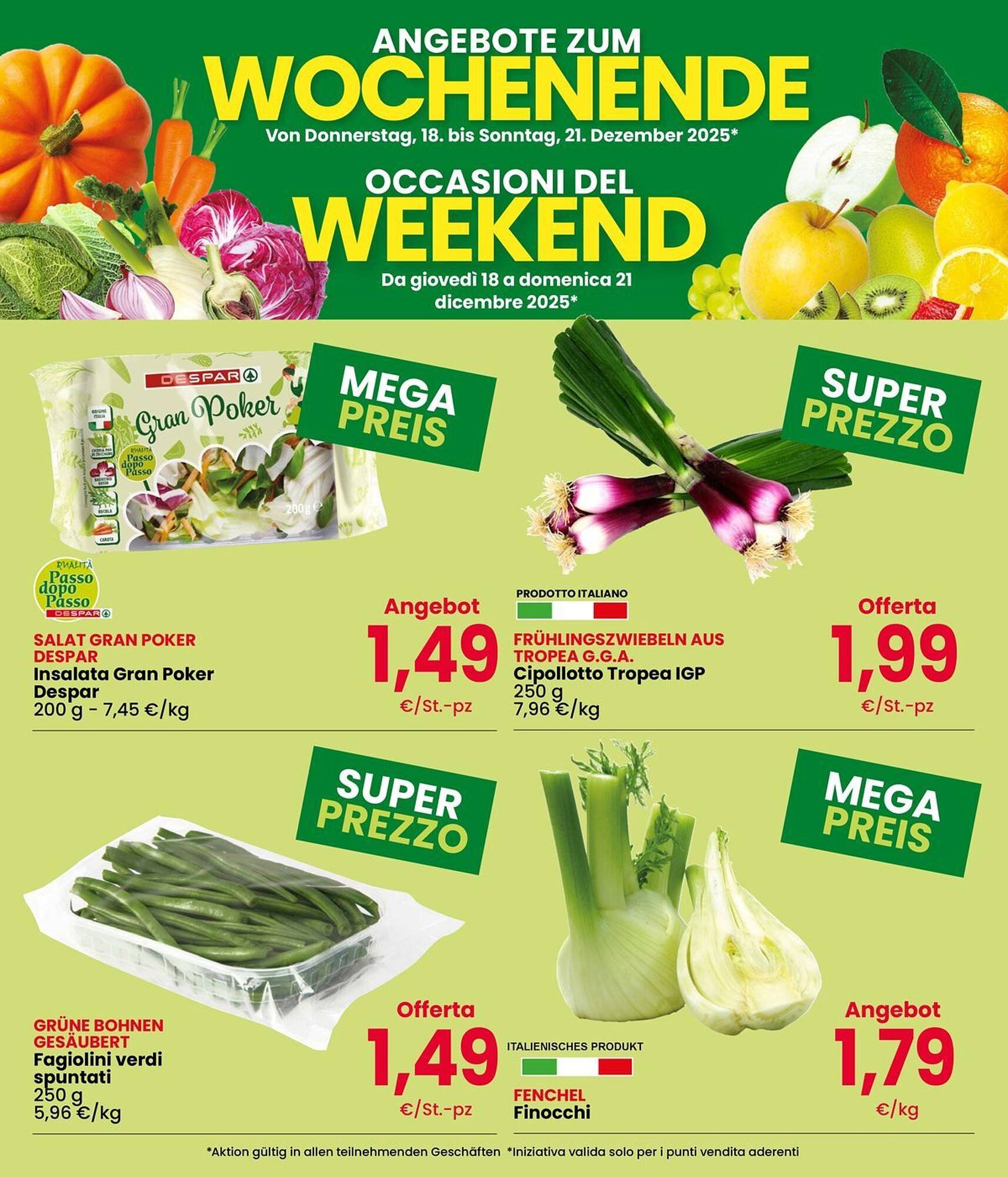 Volantino Eurospar (2025-12-18 - 2025-12-21)