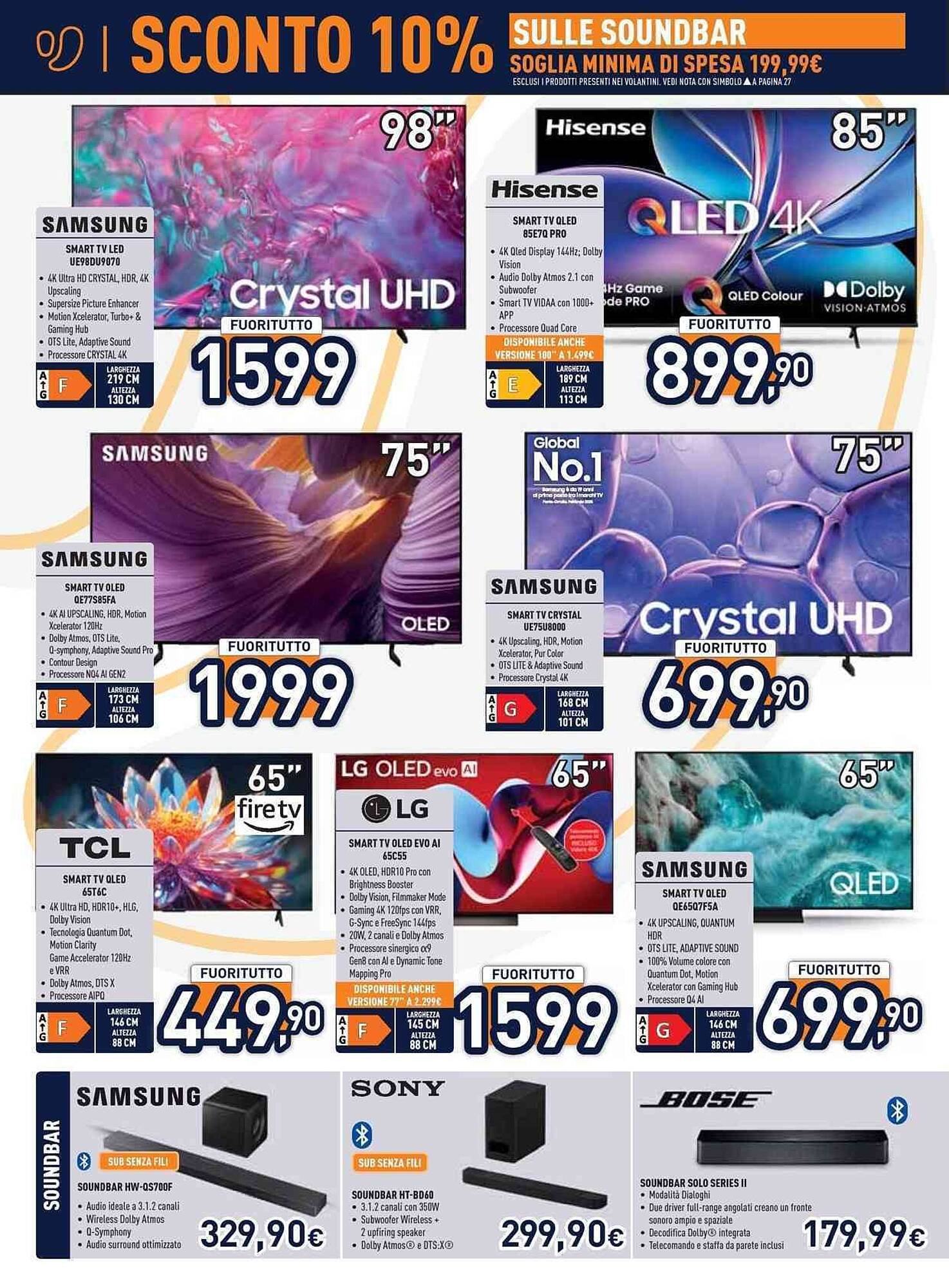 Volantino Unieuro (2025-12-29 - 2026-01-15)