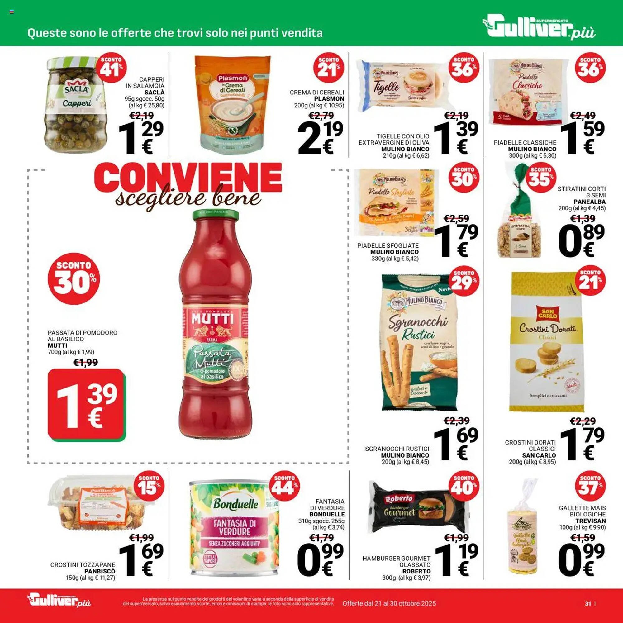 Volantino Supermercati Gulliver (2025-10-21 - 2025-10-30)