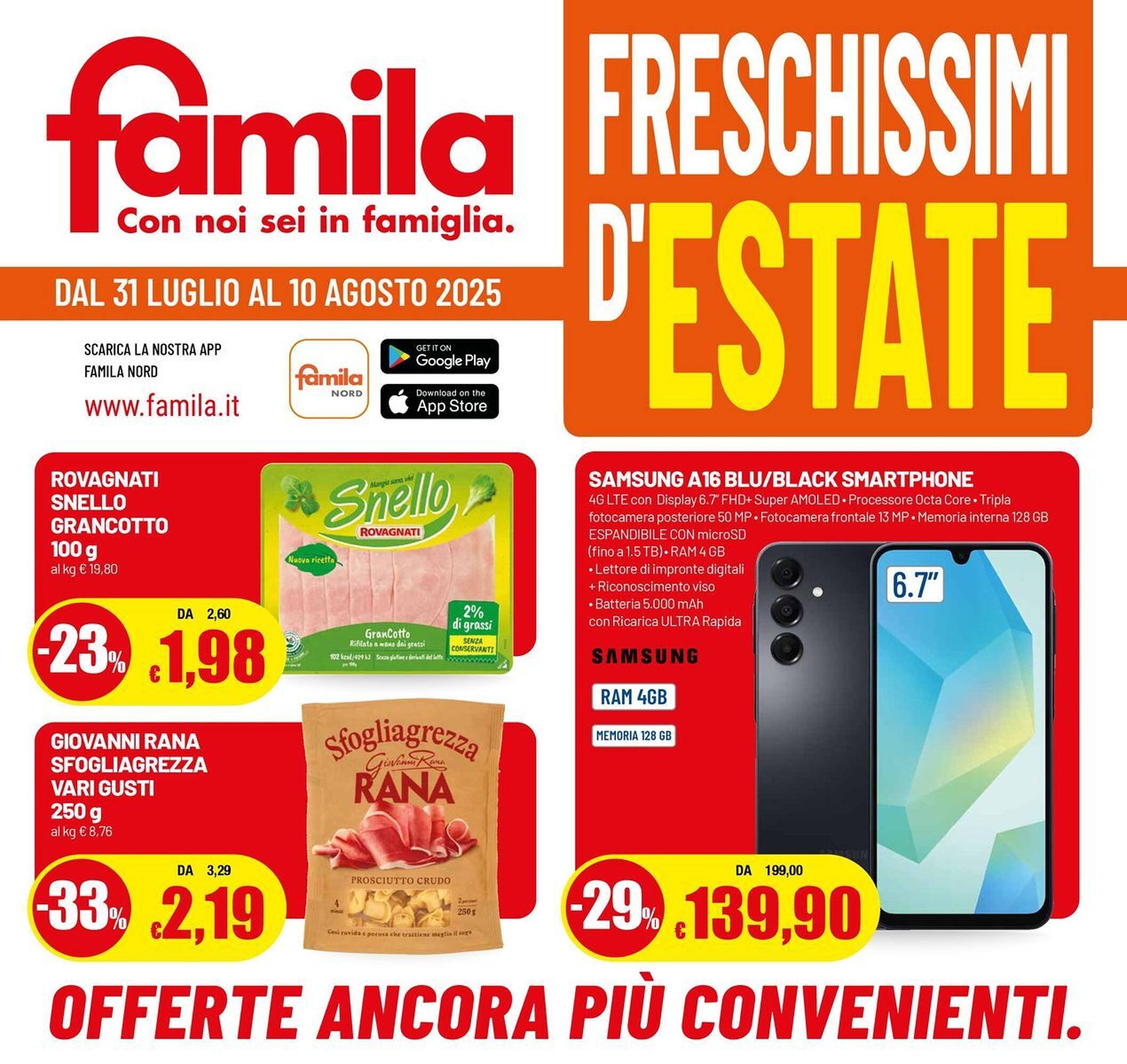 Volantino Famila (2025-07-31 - 2025-08-10)
