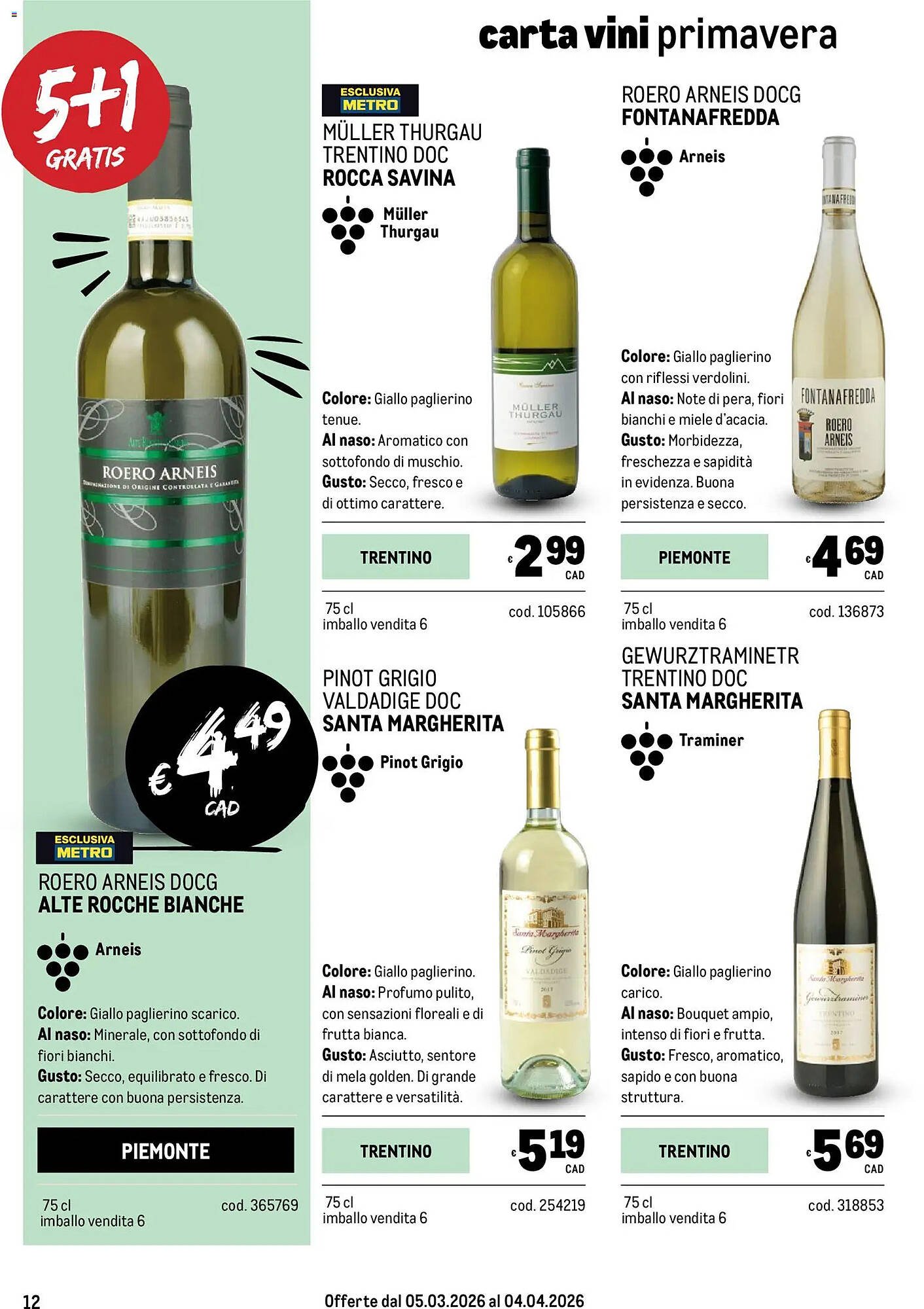 Volantino Metro (2026-03-05 - 2026-04-04)
