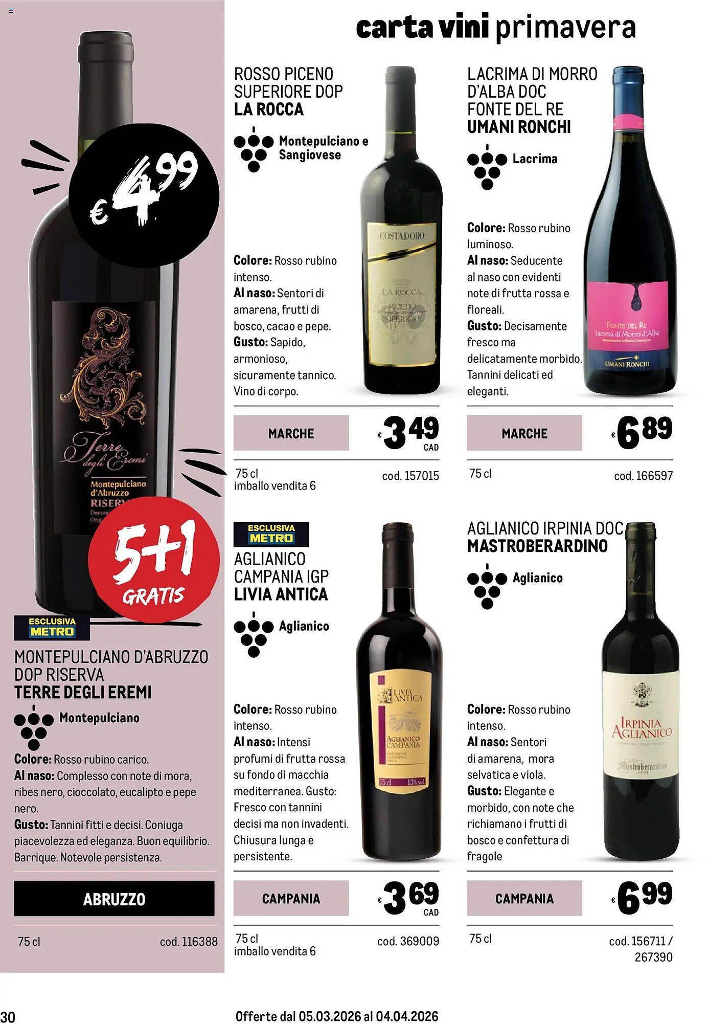 Volantino Metro (2026-03-05 - 2026-04-04)