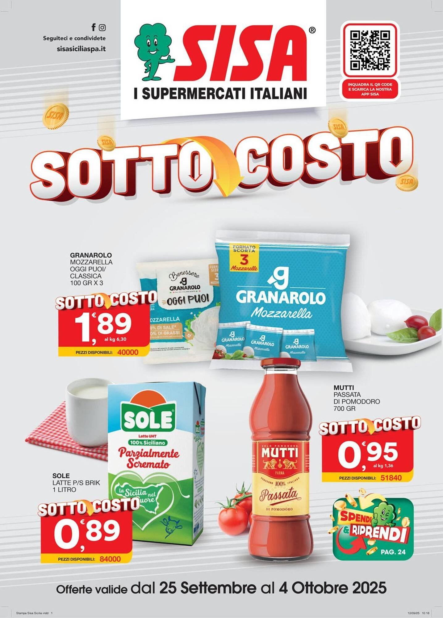 Volantino Sisa (2025-09-25 - 2025-10-04)