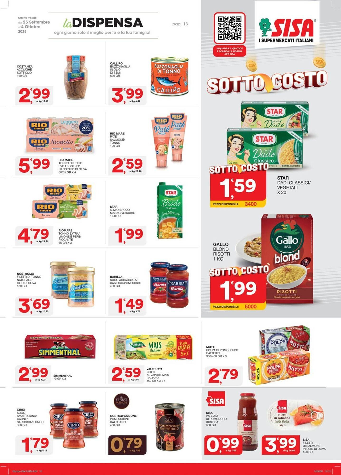 Volantino Sisa (2025-09-25 - 2025-10-04)
