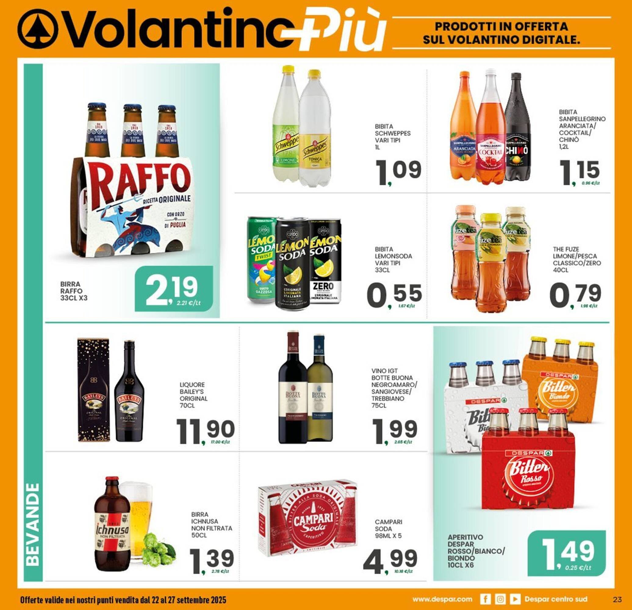 Volantino Despar (2025-09-22 - 2025-09-27)