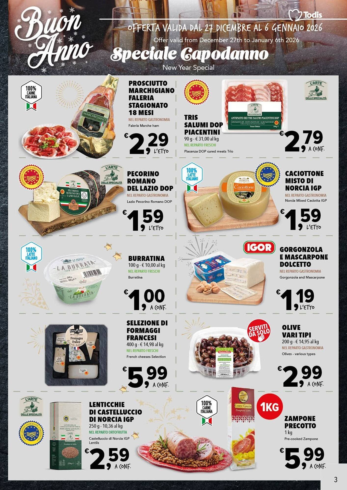 Volantino Todis (2025-12-27 - 2026-01-06)