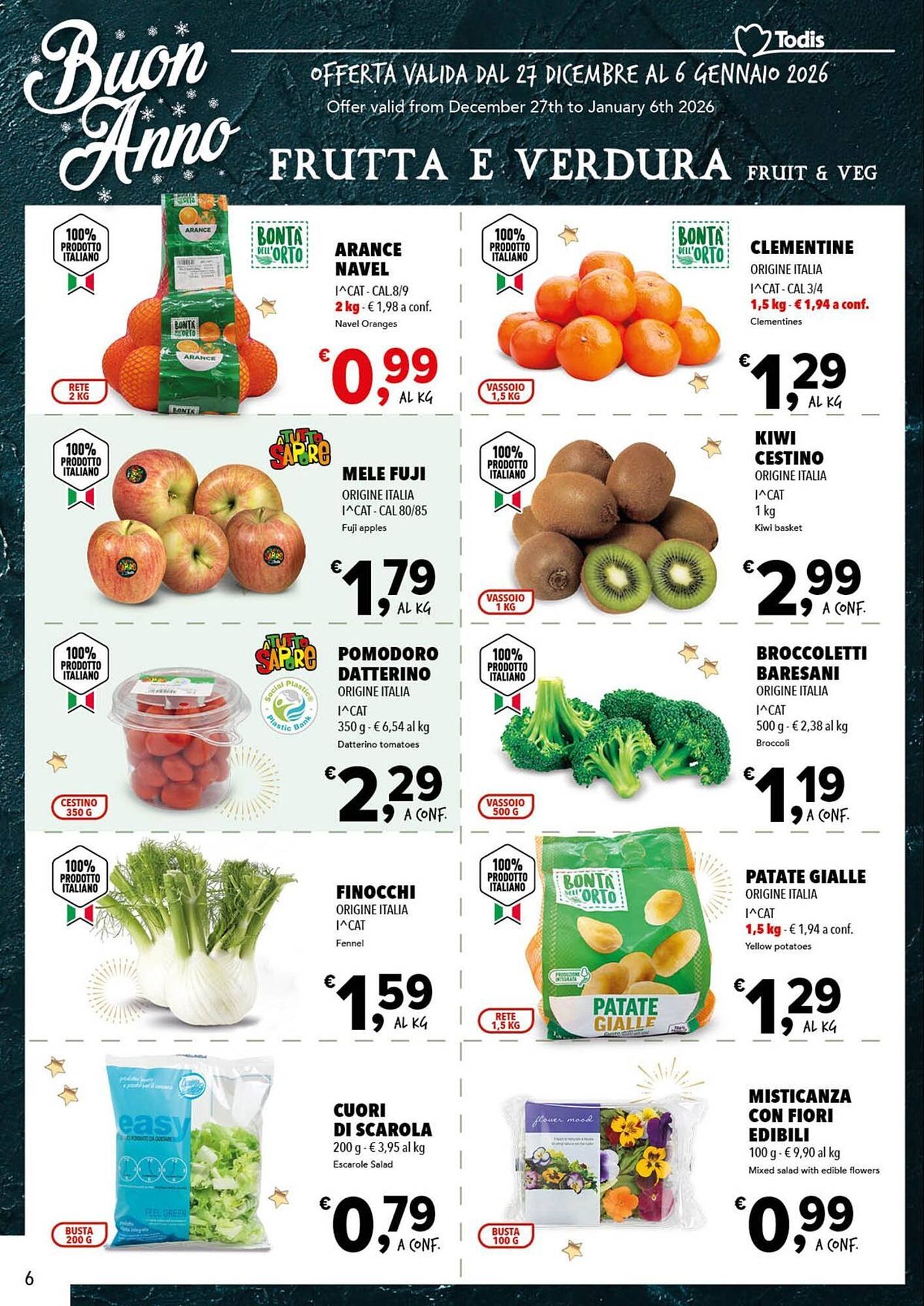 Volantino Todis (2025-12-27 - 2026-01-06)