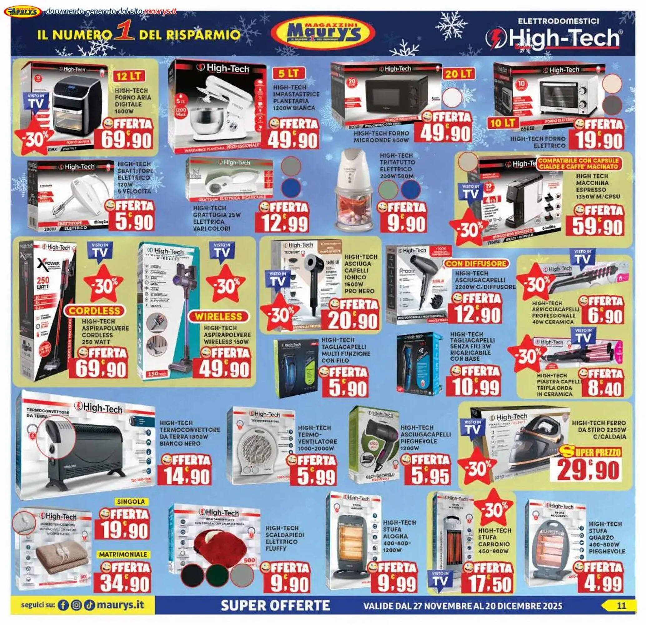 Volantino Maury&#039;s (2025-11-27 - 2025-12-20)