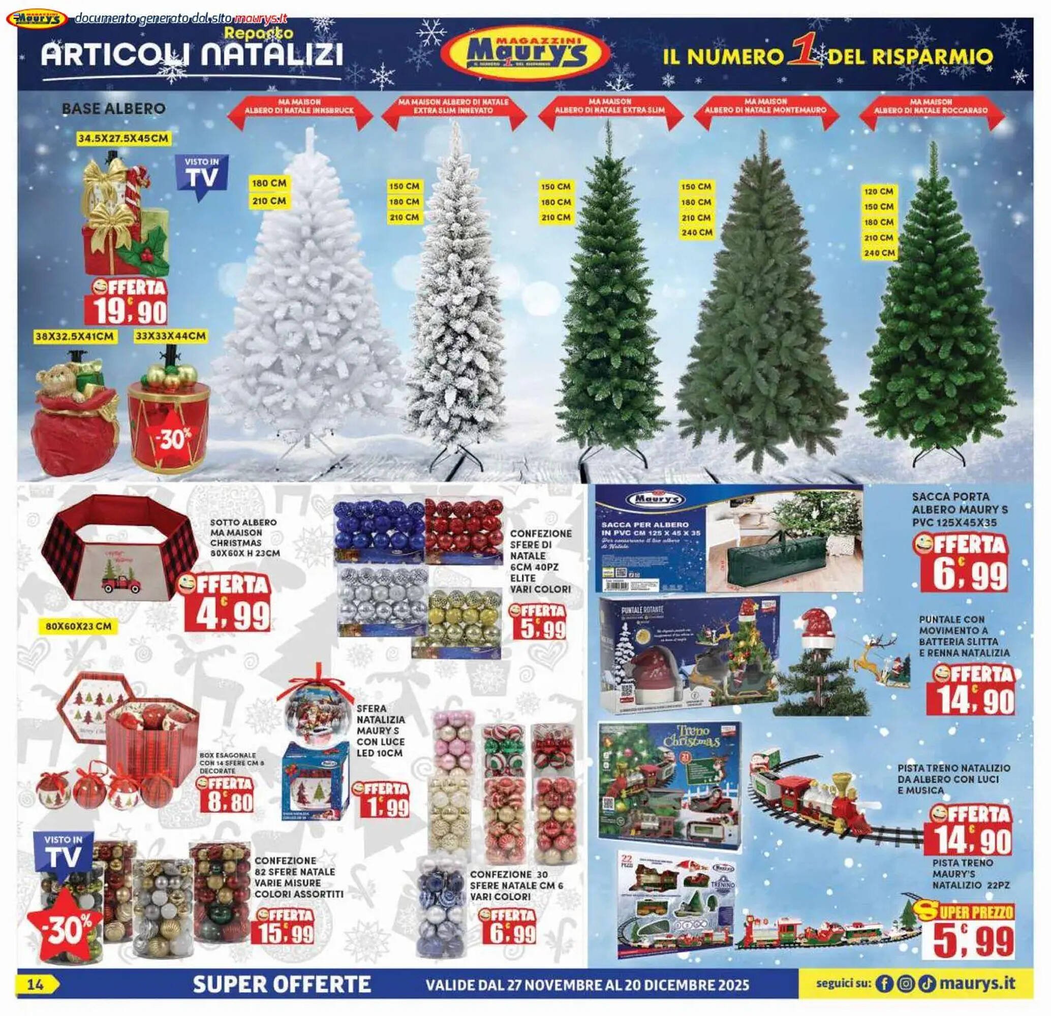 Volantino Maury&#039;s (2025-11-27 - 2025-12-20)