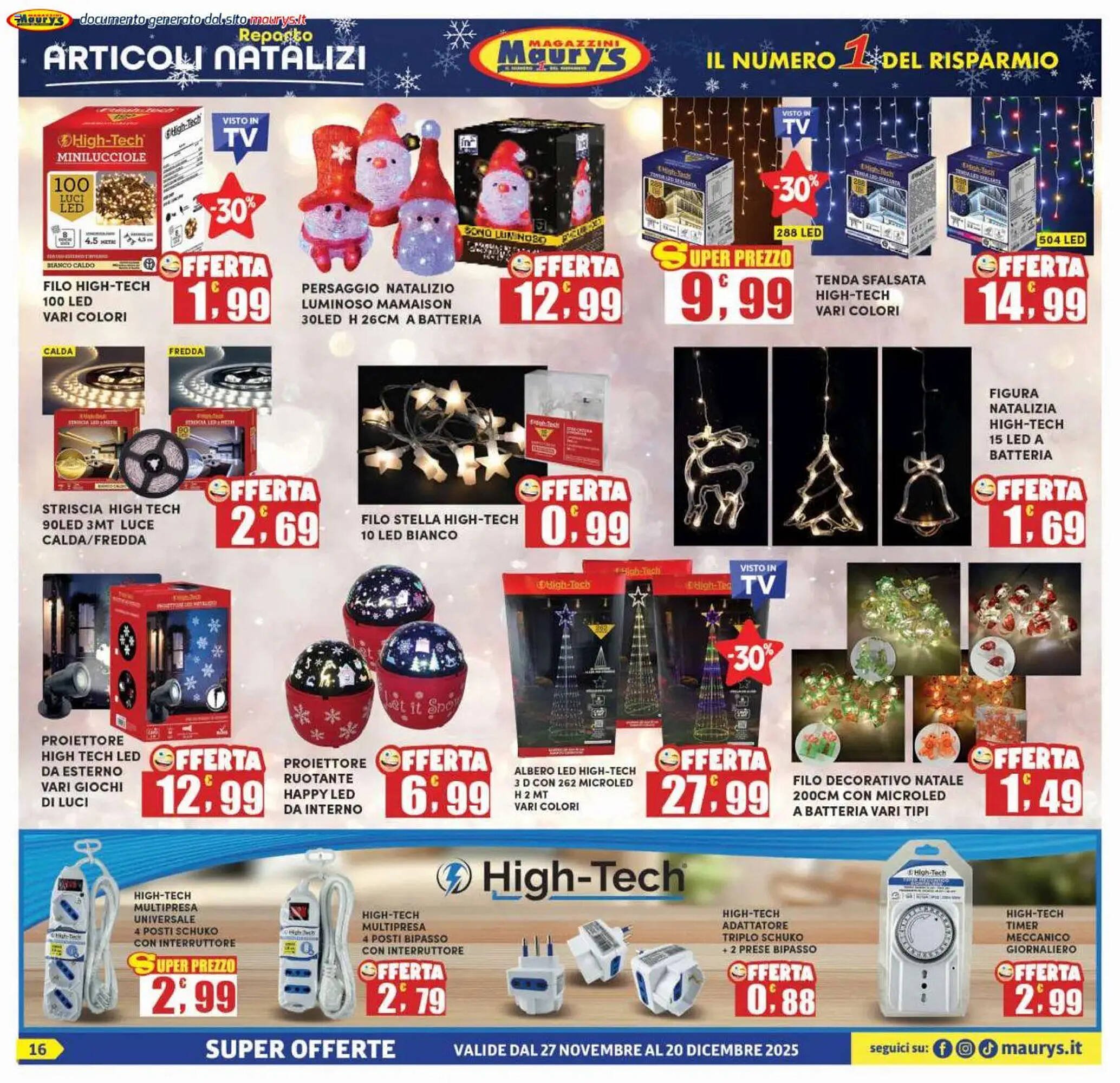 Volantino Maury&#039;s (2025-11-27 - 2025-12-20)