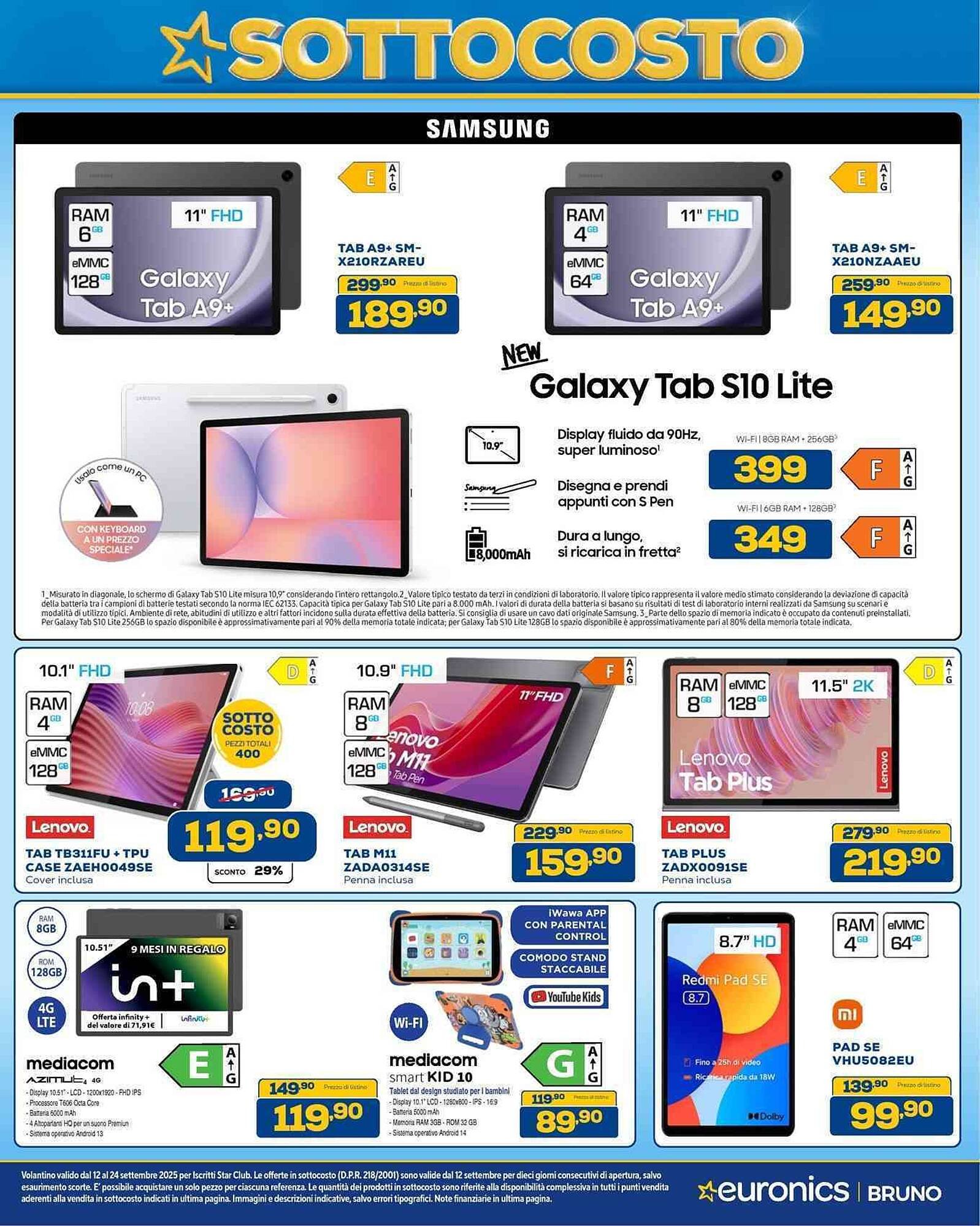 Volantino Euronics (2025-09-12 - 2025-09-24)