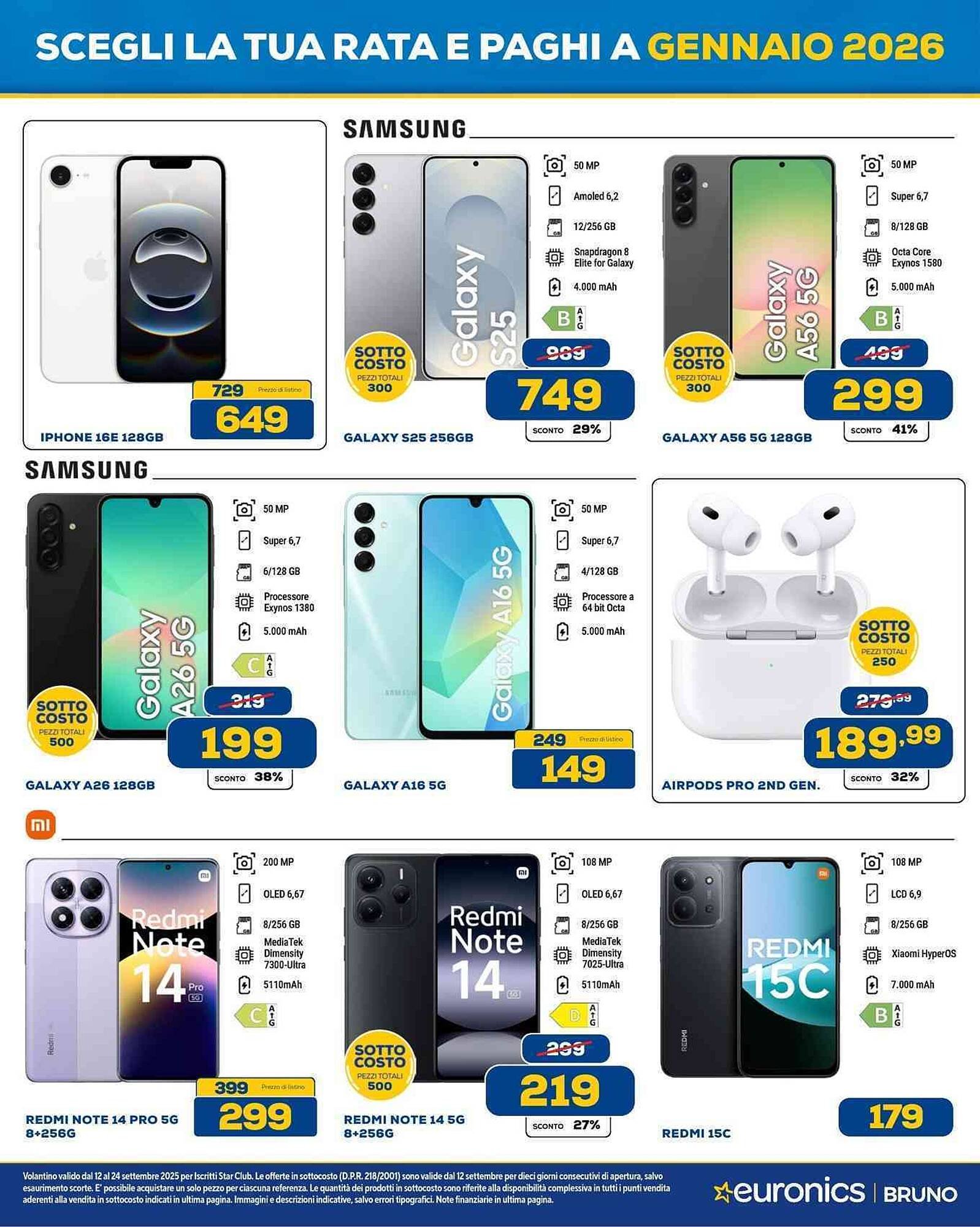 Volantino Euronics (2025-09-12 - 2025-09-24)