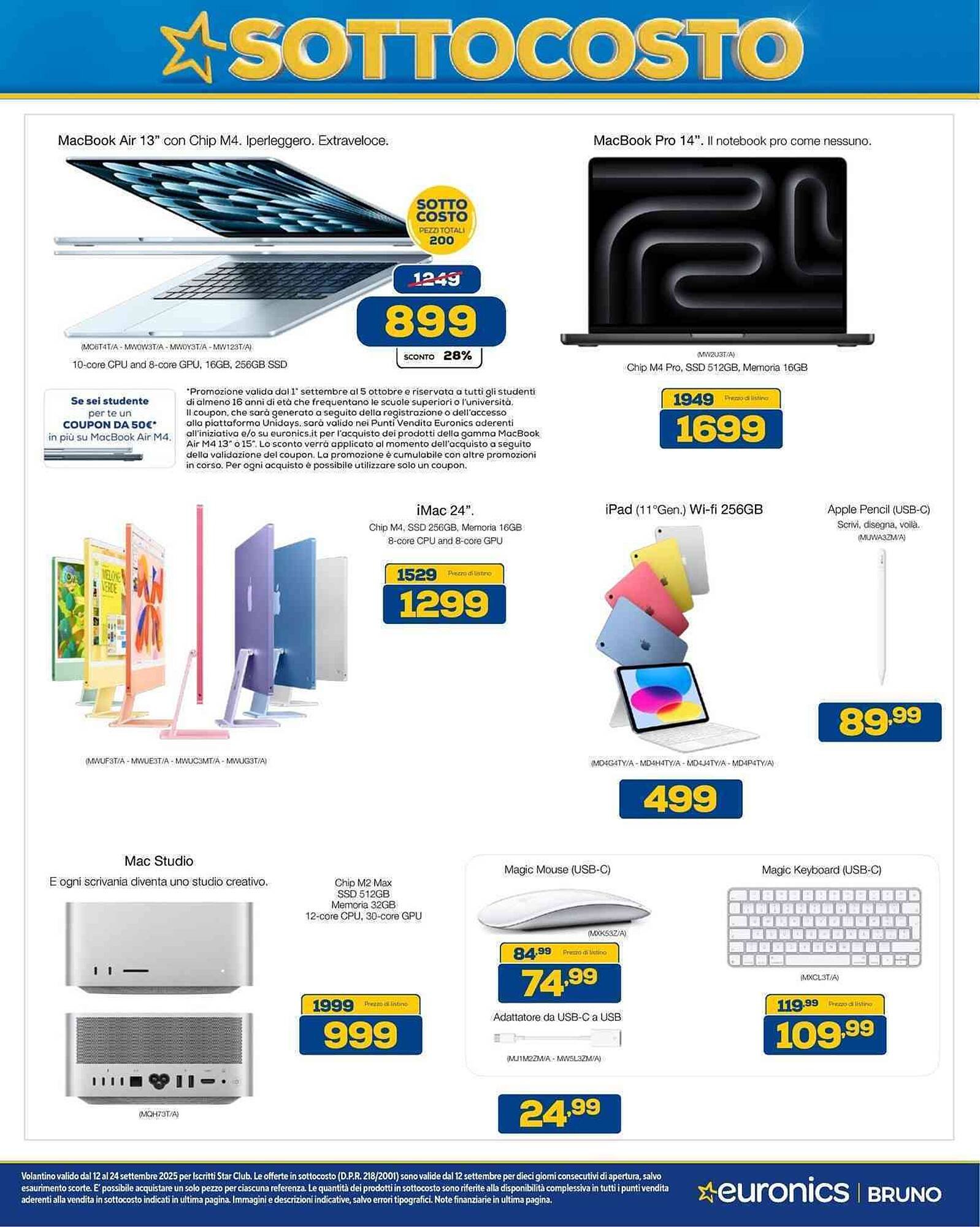 Volantino Euronics (2025-09-12 - 2025-09-24)