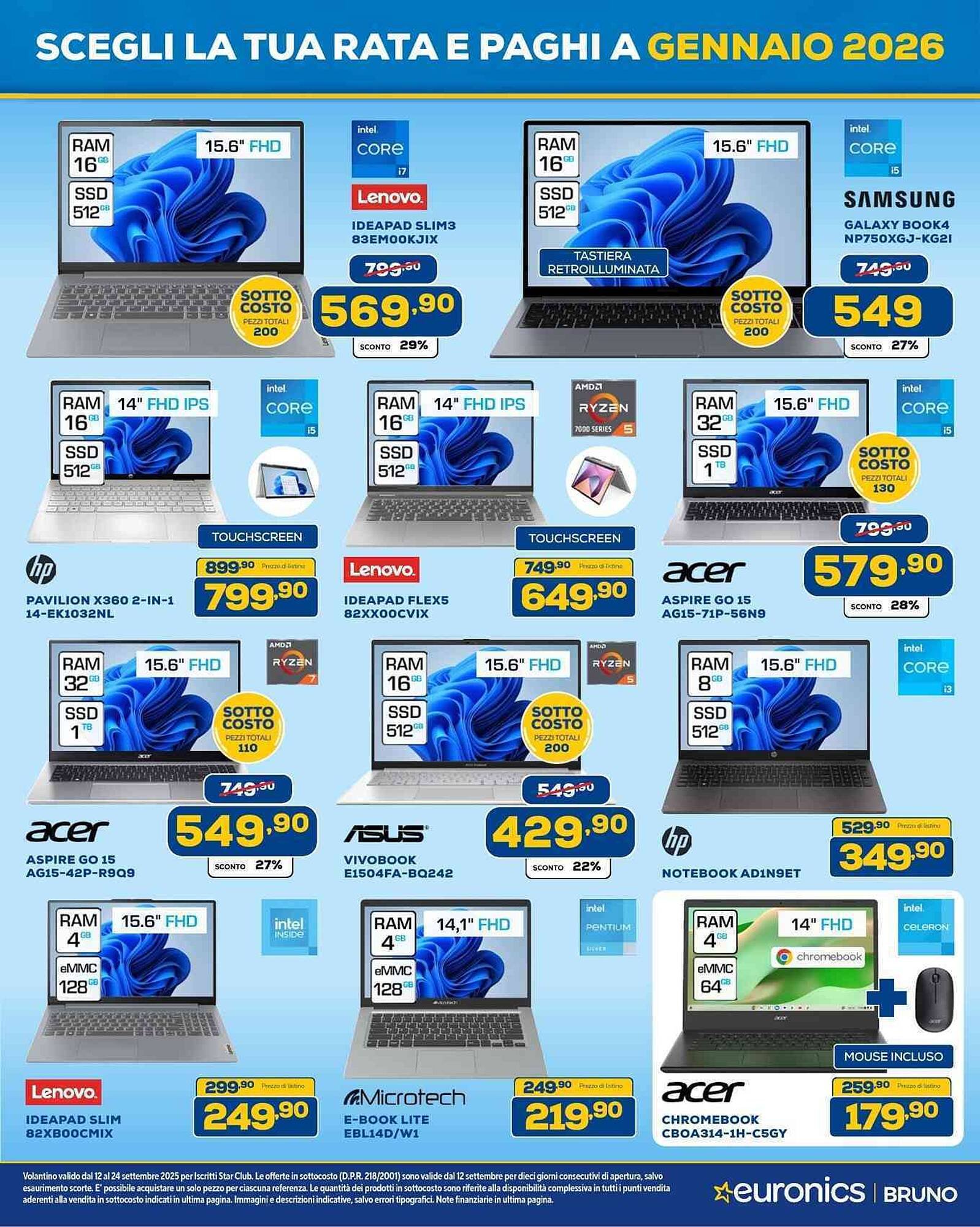 Volantino Euronics (2025-09-12 - 2025-09-24)