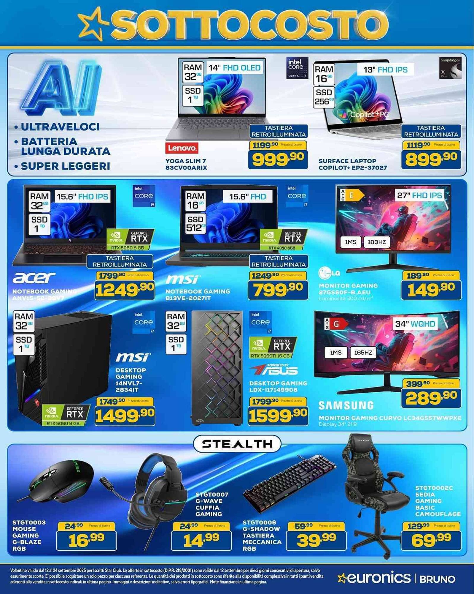Volantino Euronics (2025-09-12 - 2025-09-24)