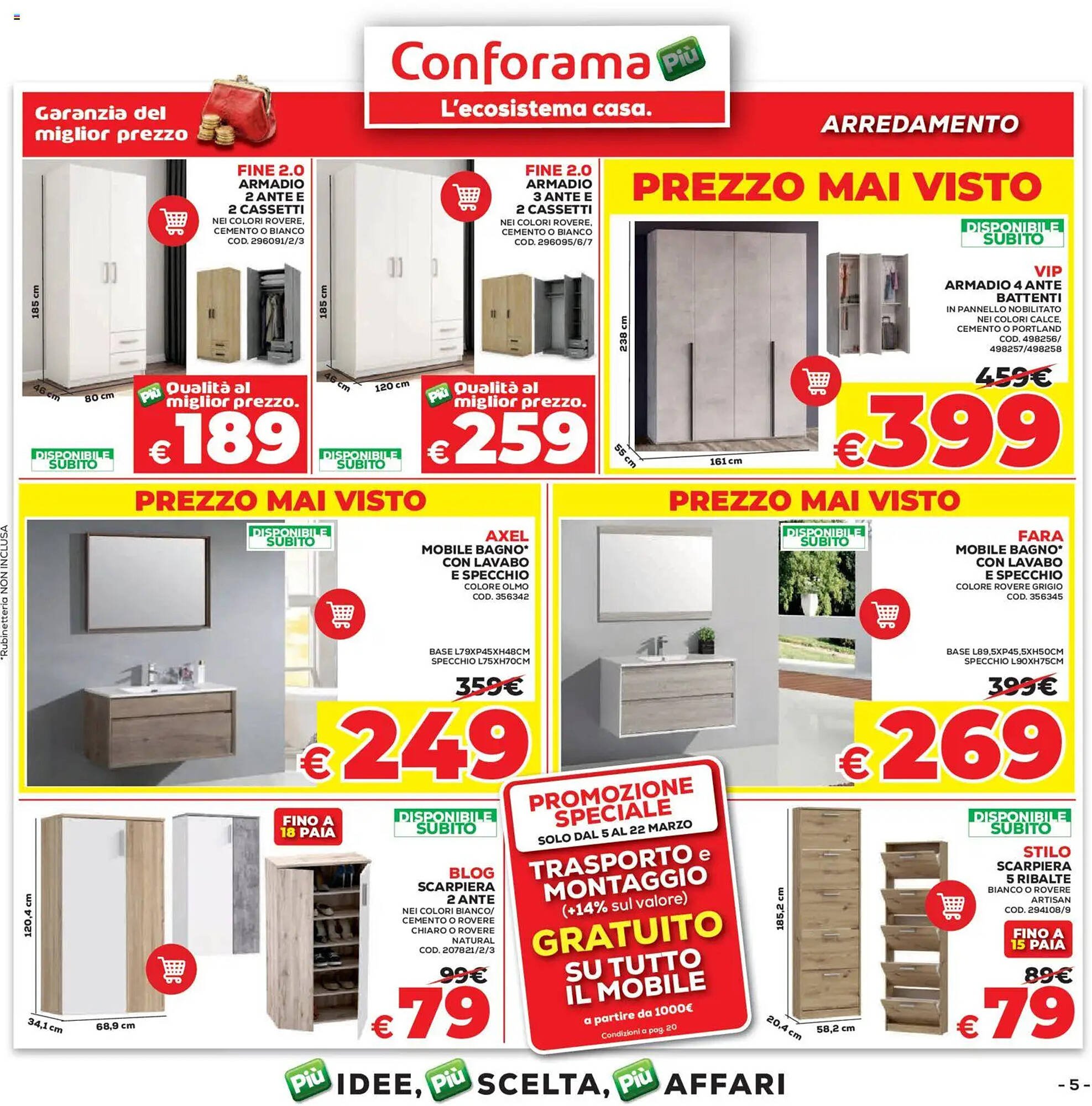 Volantino Conforama (2026-03-05 - 2026-03-22)
