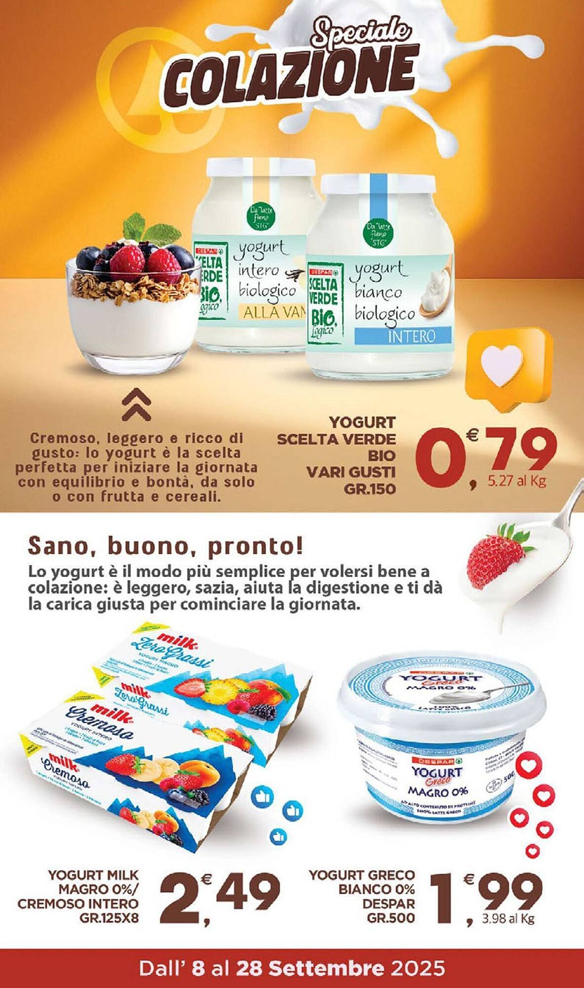Volantino Eurospar (2025-09-08 - 2025-09-28)