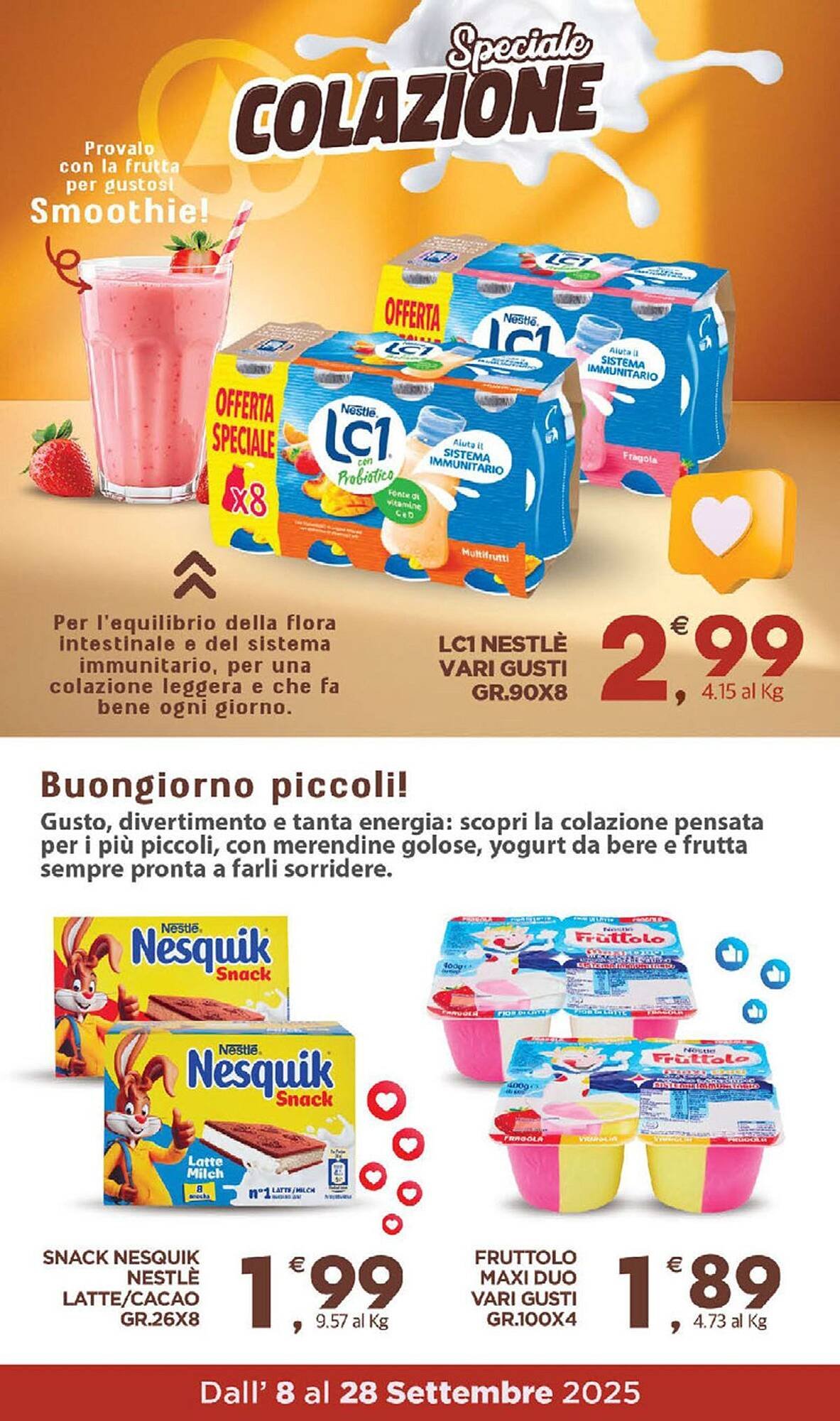 Volantino Eurospar (2025-09-08 - 2025-09-28)
