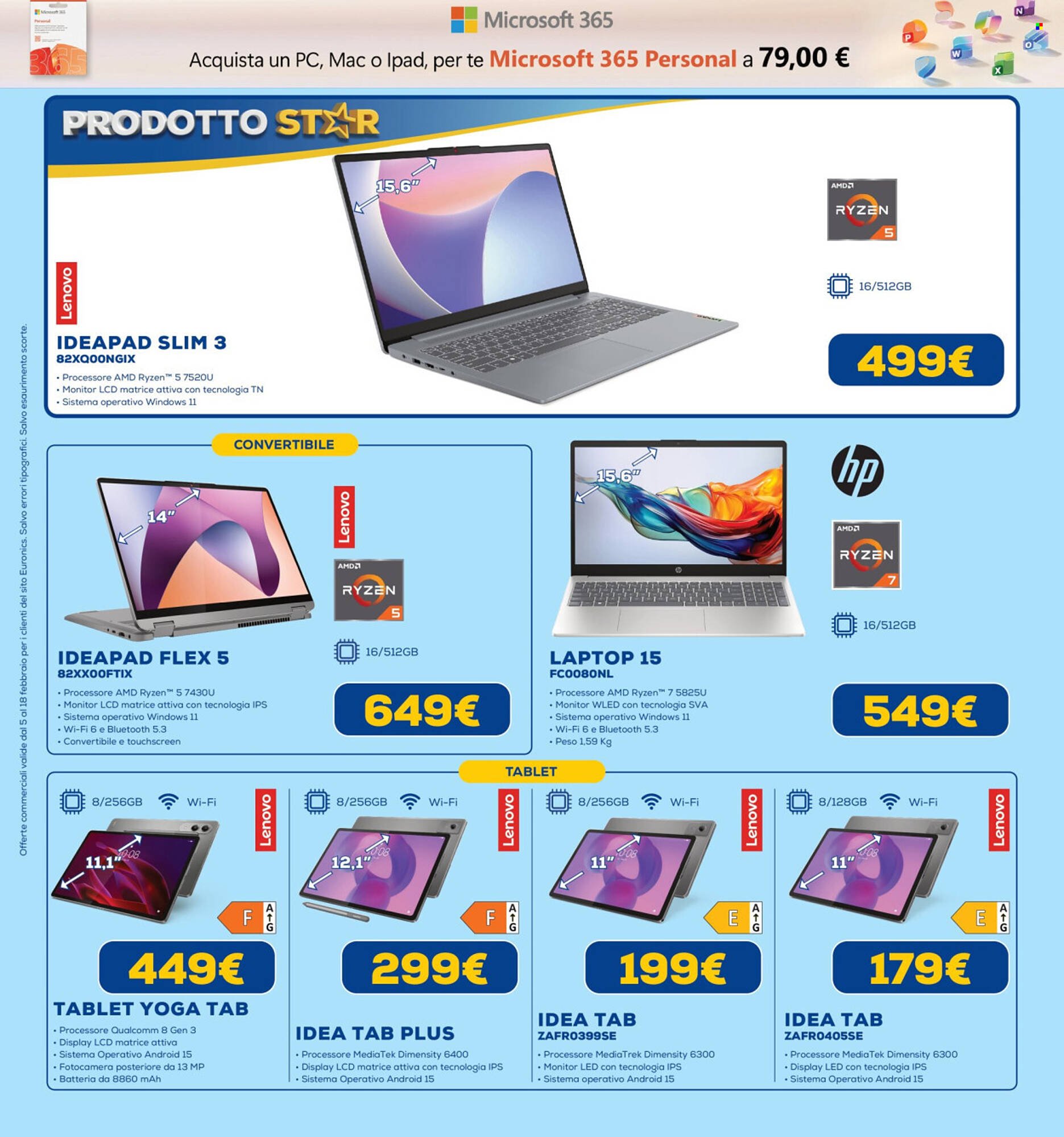 Volantino Euronics (2026-02-05 - 2026-02-18)