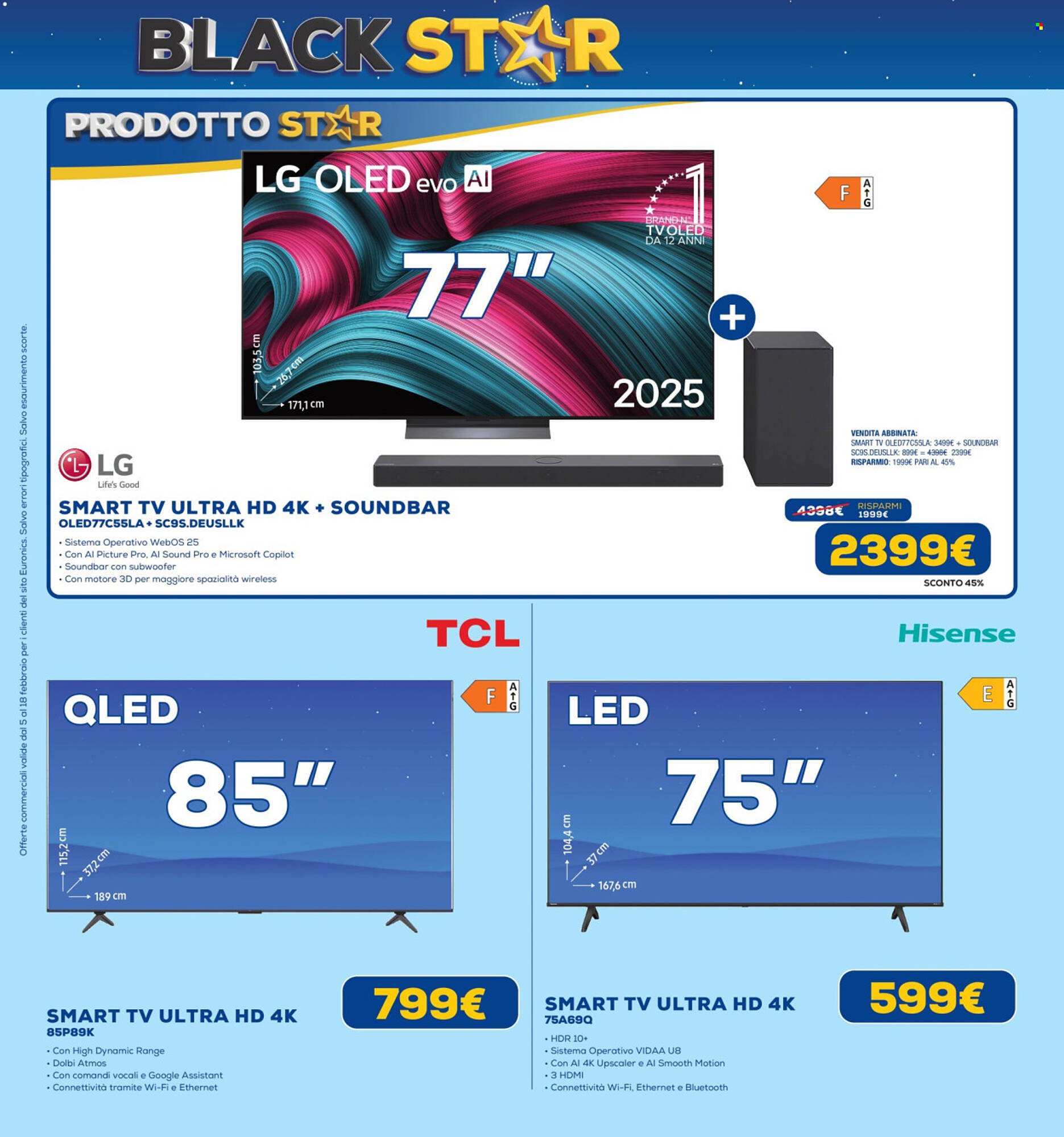 Volantino Euronics (2026-02-05 - 2026-02-18)