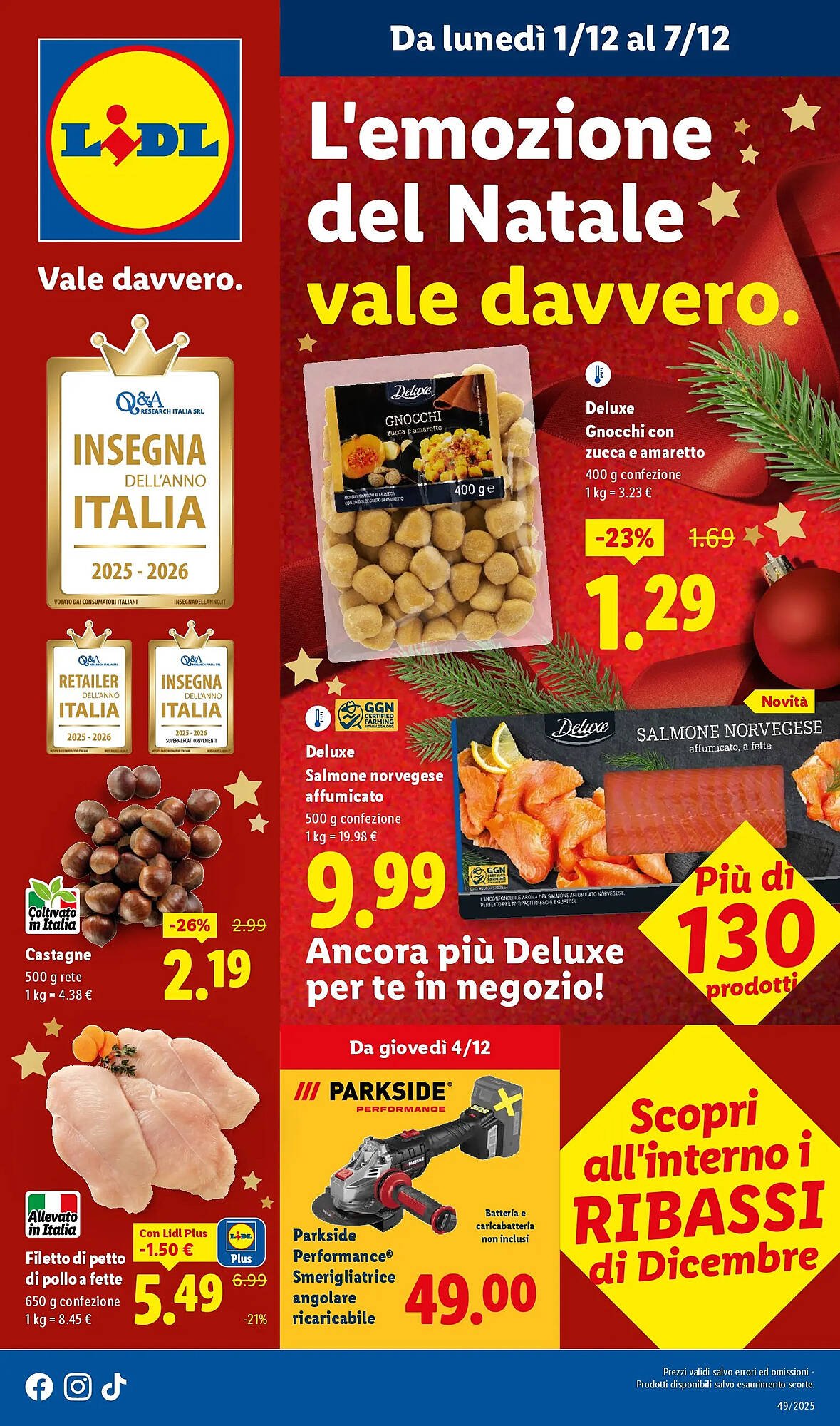 Volantino Lidl (2025-12-01 - 2025-12-07)