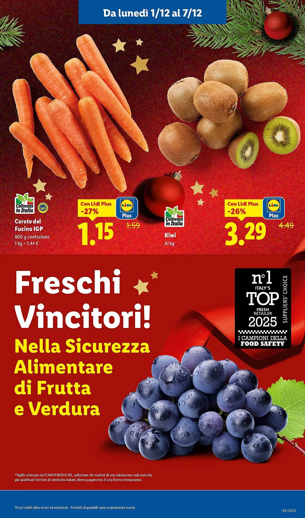 Volantino Lidl (2025-12-01 - 2025-12-07)