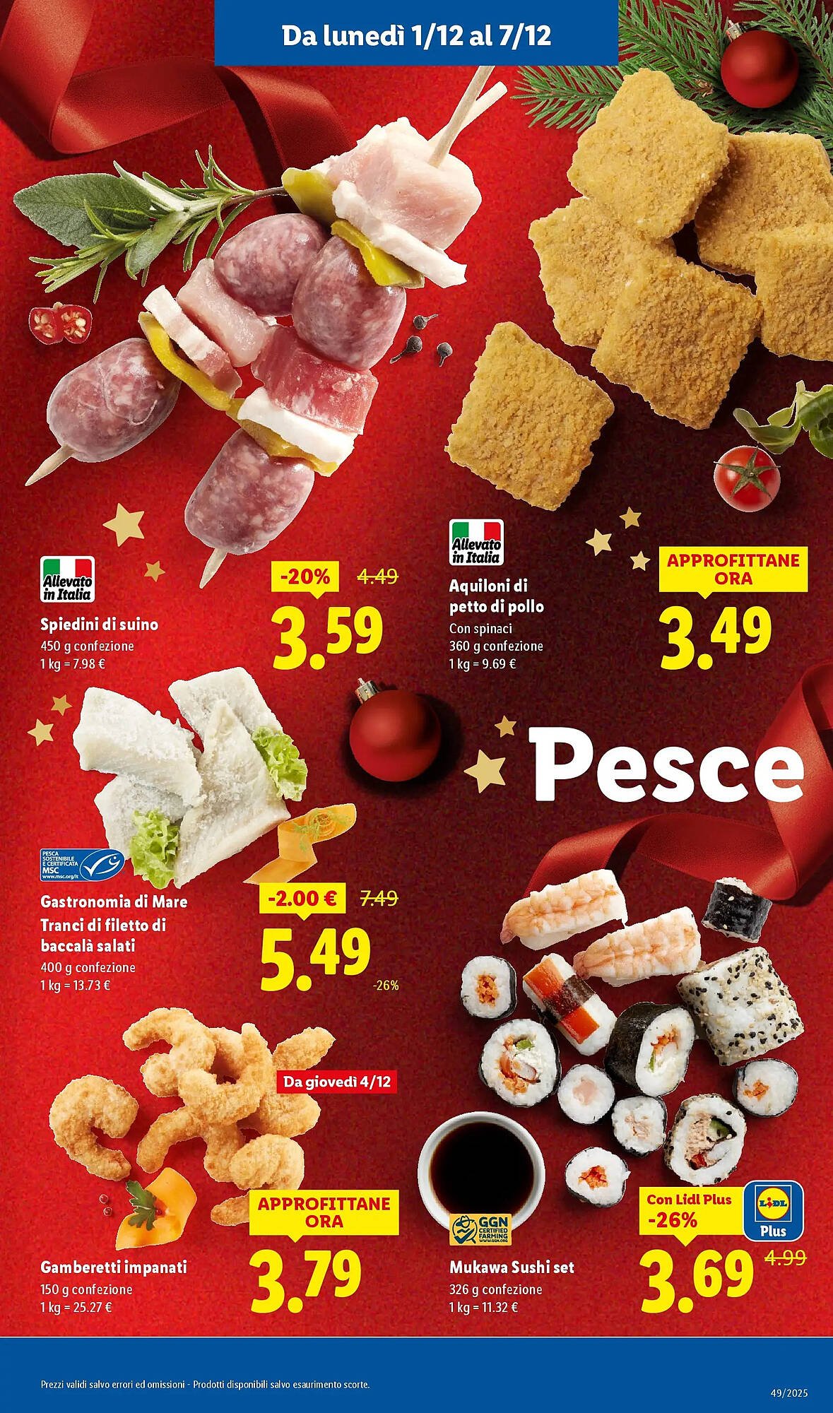 Volantino Lidl (2025-12-01 - 2025-12-07)