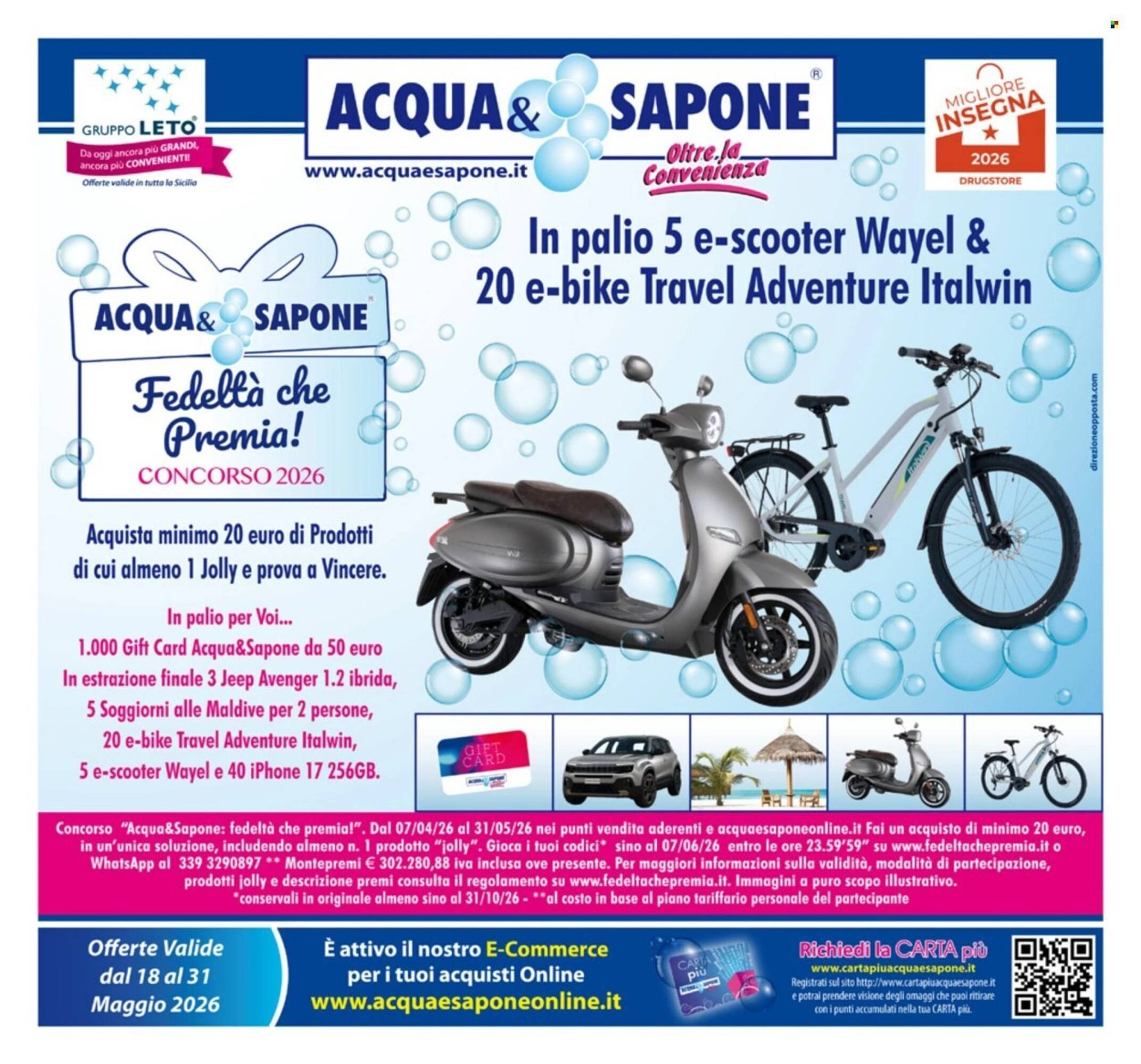 Volantino Acqua &amp; Sapone (2026-05-18 - 2026-05-31)
