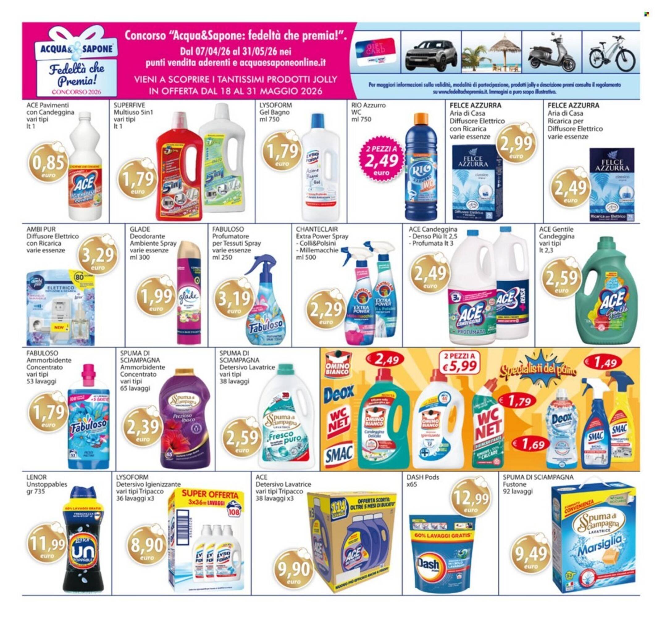 Volantino Acqua &amp; Sapone (2026-05-18 - 2026-05-31)